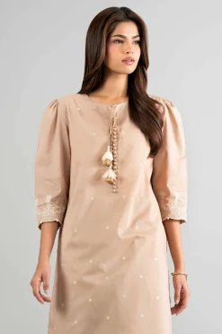1 Piece - Dyed Embroidered Loose Fabric - 42602507