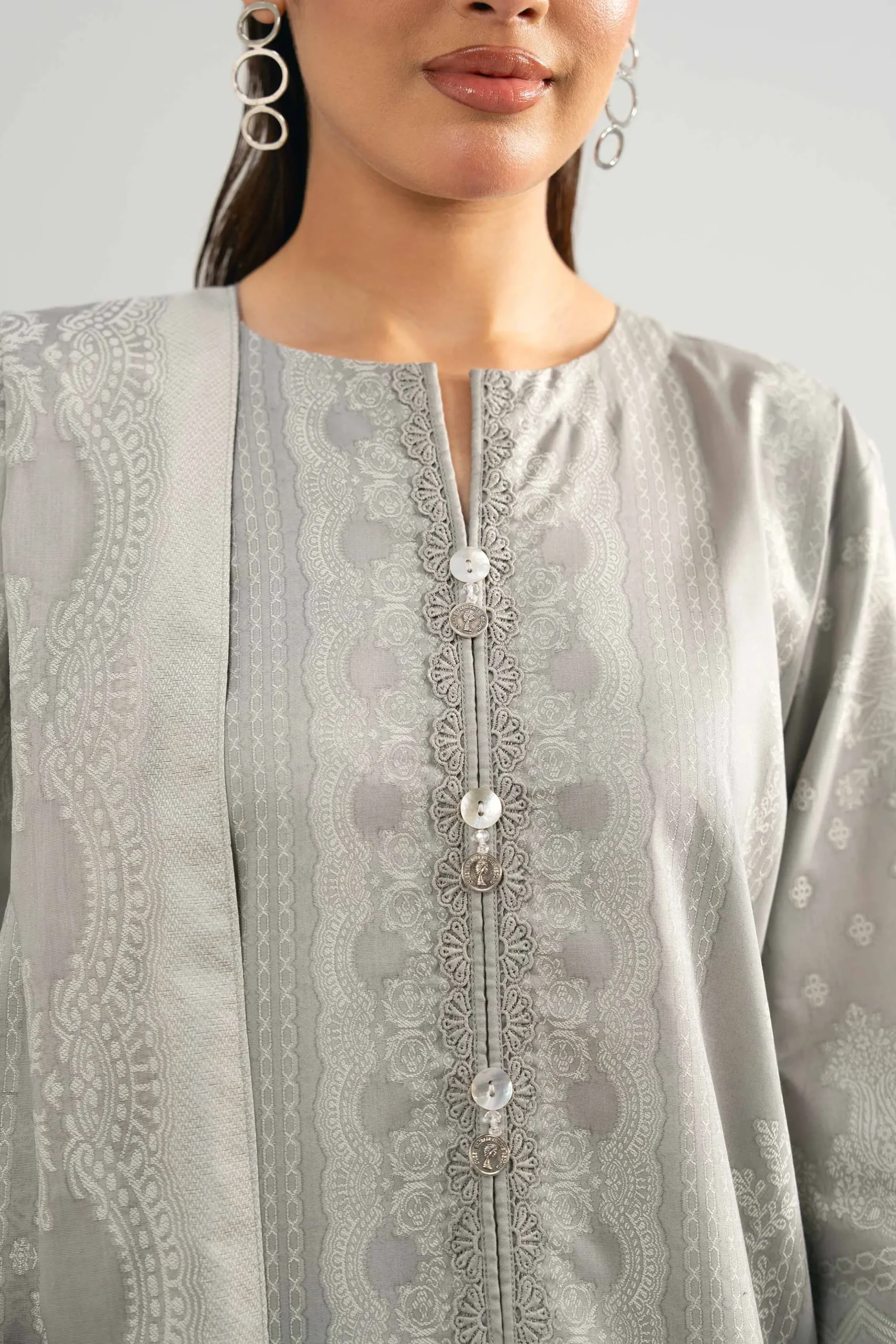 3 Piece - Dyed Jacquard Suit - 42502043