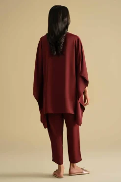2 Piece - Embroidered Loungewear - KLS26-09