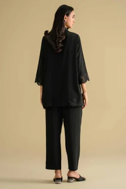 2 Piece - Embroidered Loungewear - KLS26-08