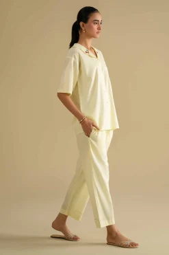 2 Piece - Embroidered Loungewear - KLS26-06