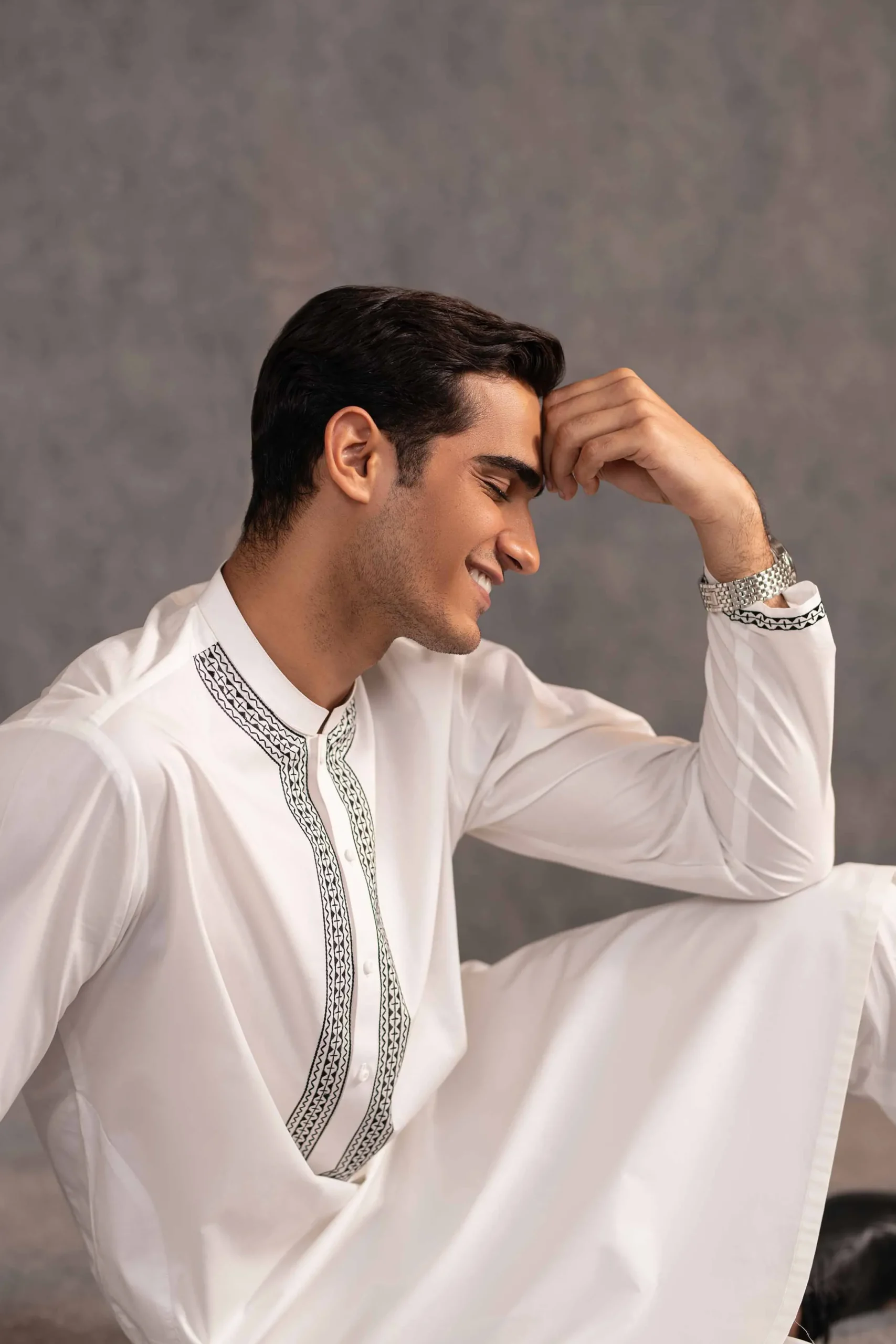 2 Piece - Embroidered Naqsh Suit - KNS25-06