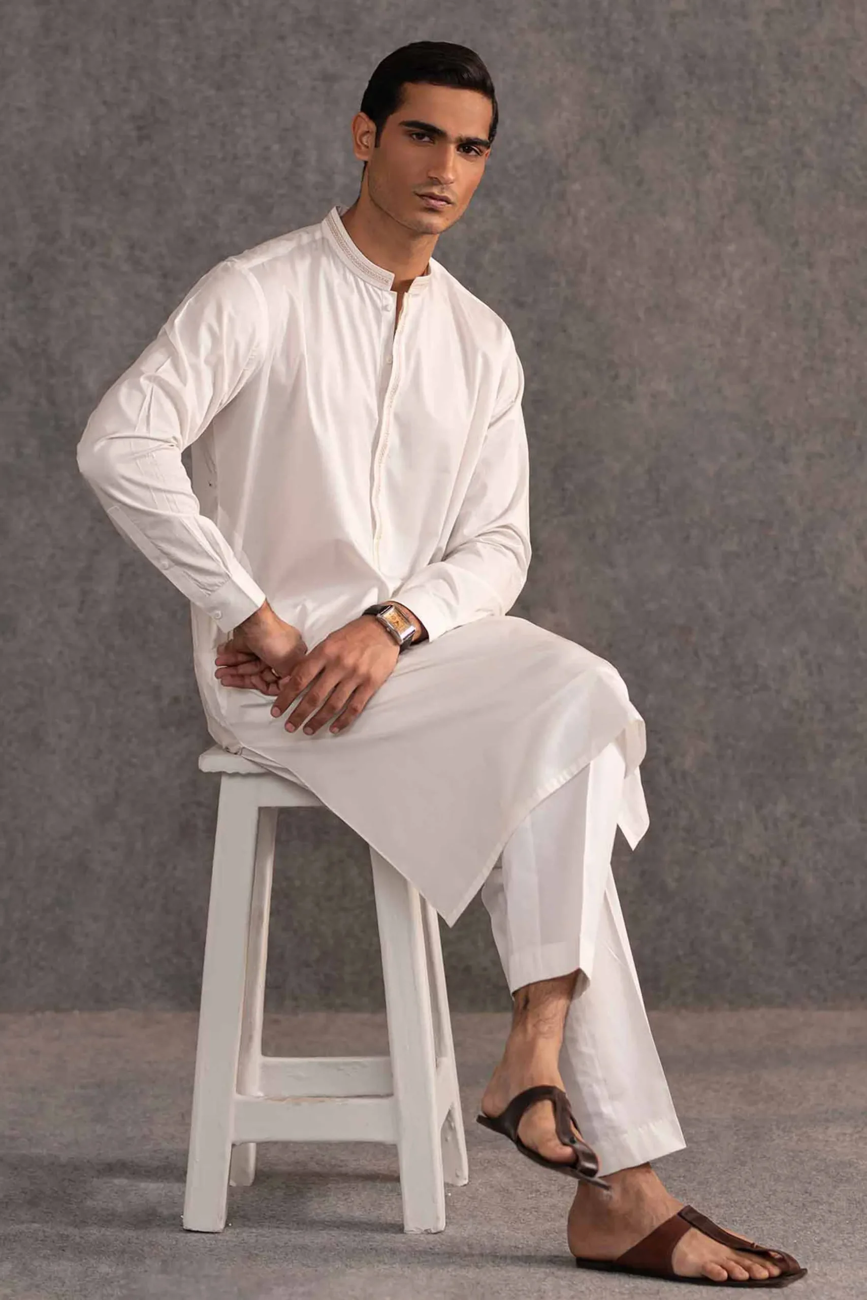 2 Piece - Embroidered Naqsh Suit - KNS25-02