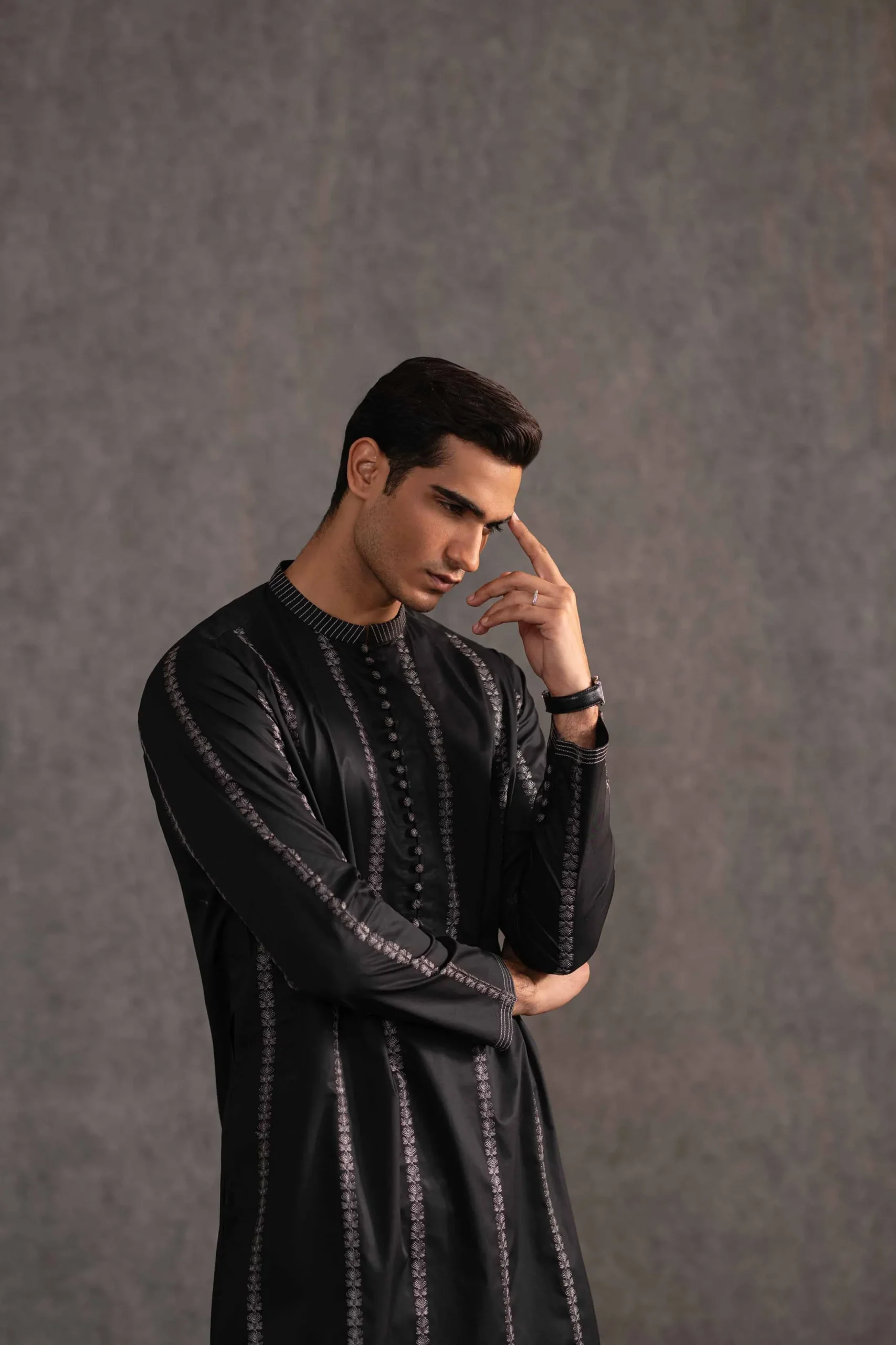 2 Piece - Embroidered Naqsh Suit - KNS25-03