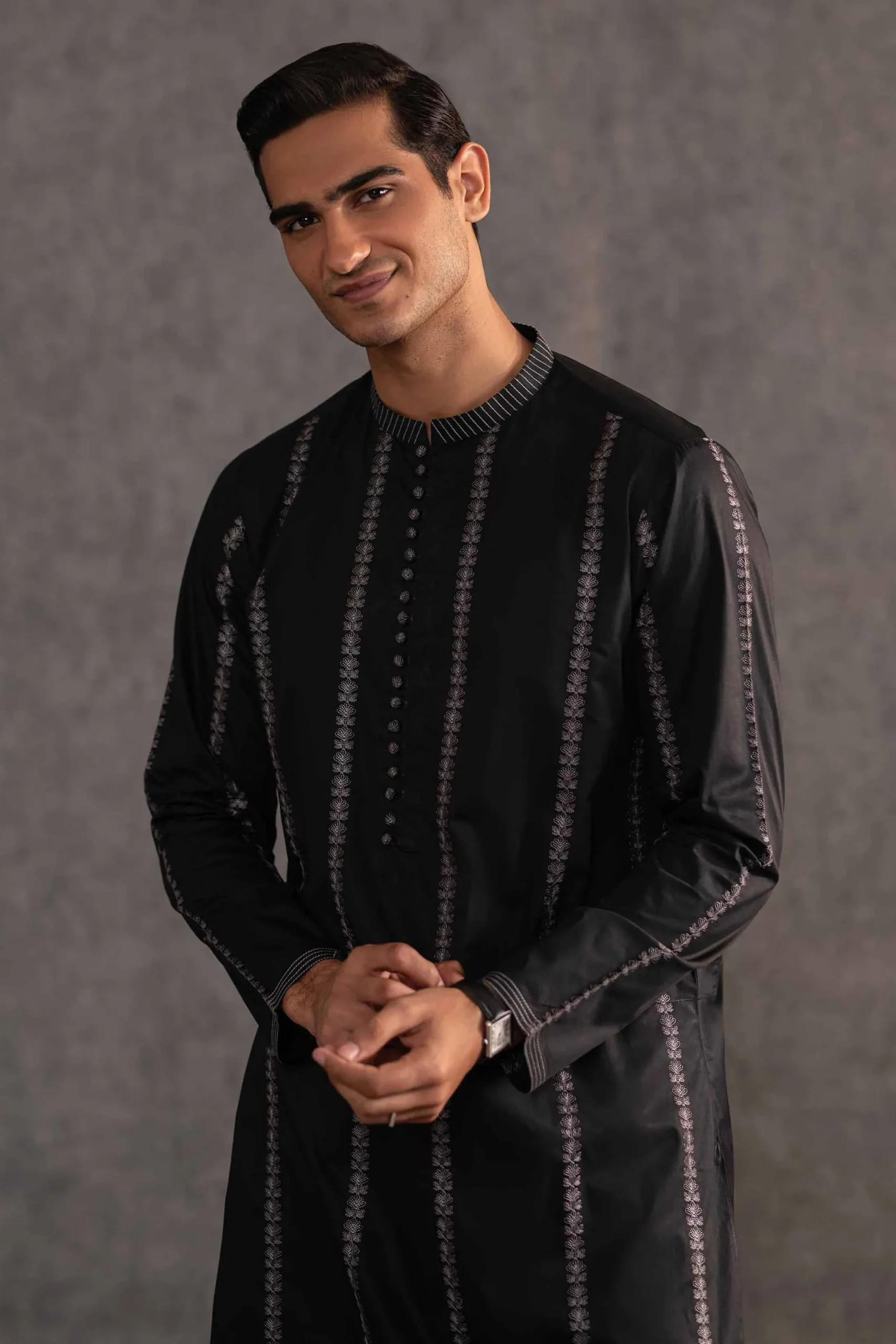 2 Piece - Embroidered Naqsh Suit - KNS25-03