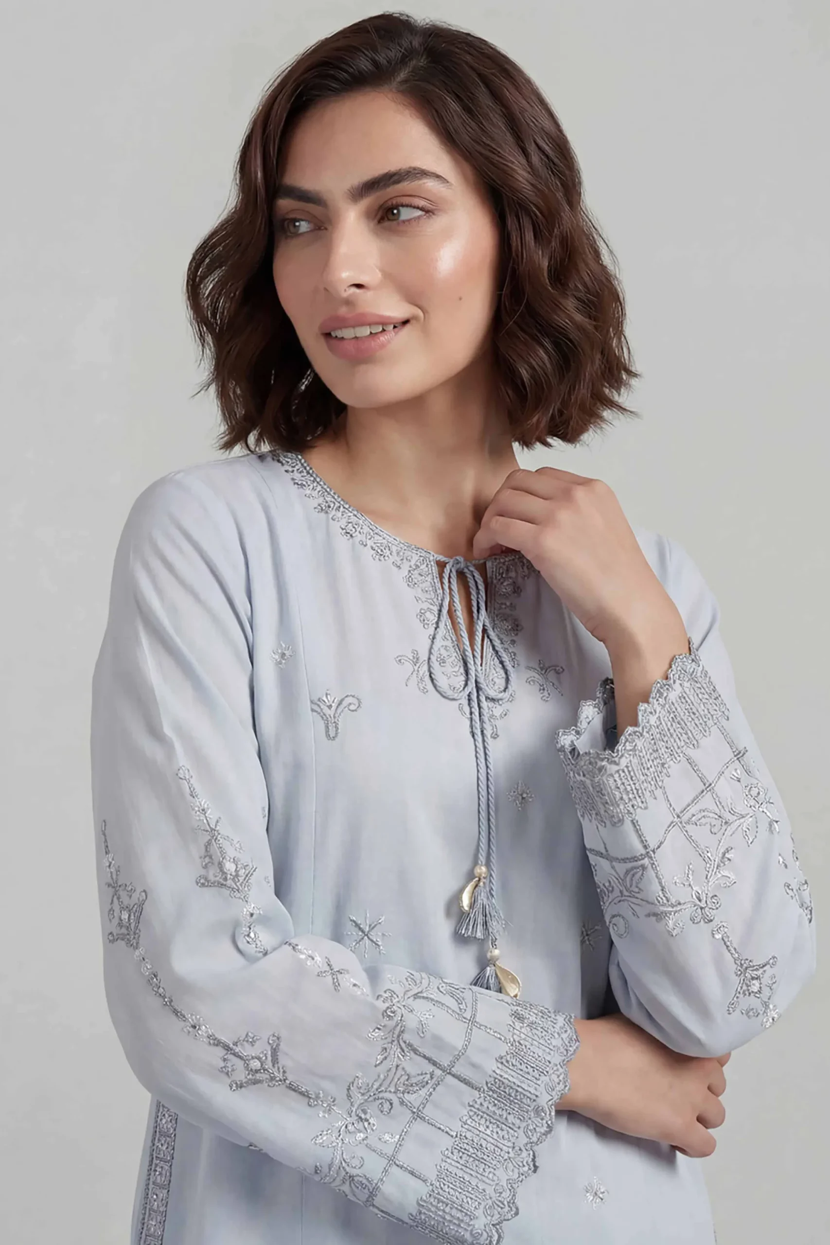 2 Piece - Embroidered Suit - 42601634