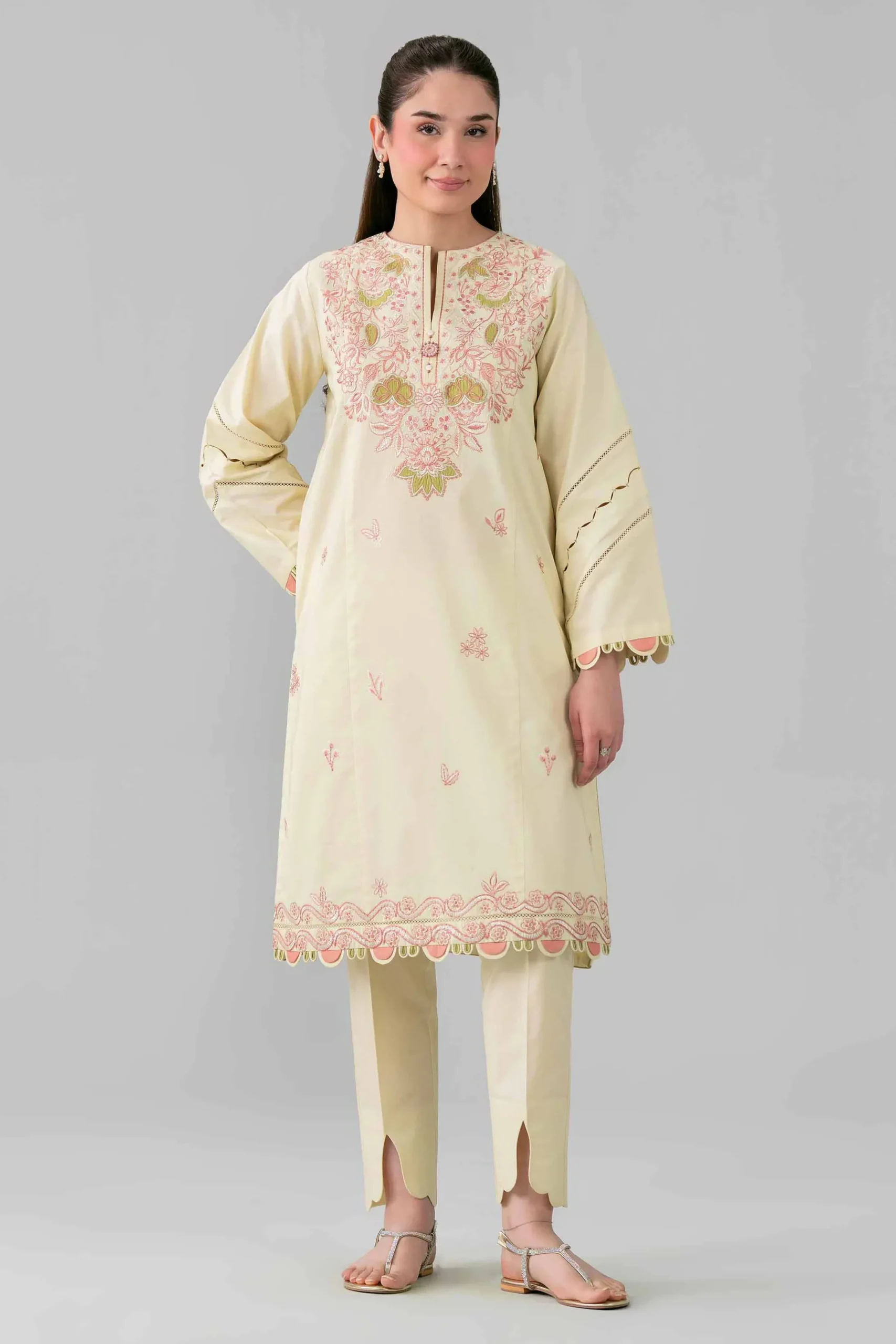 2 Piece - Embroidered Suit - 42601640