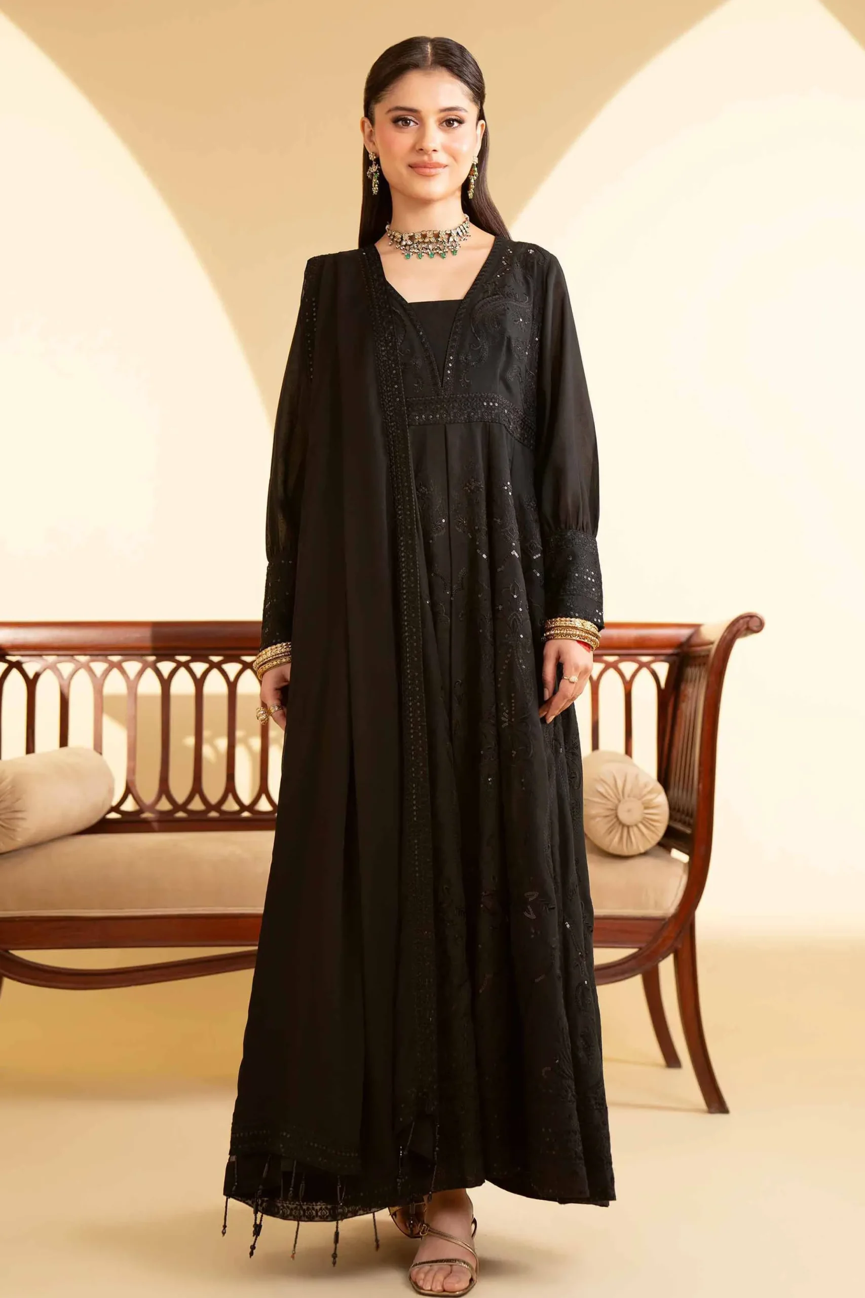 2 Piece - Embroidered Suit - 42519426