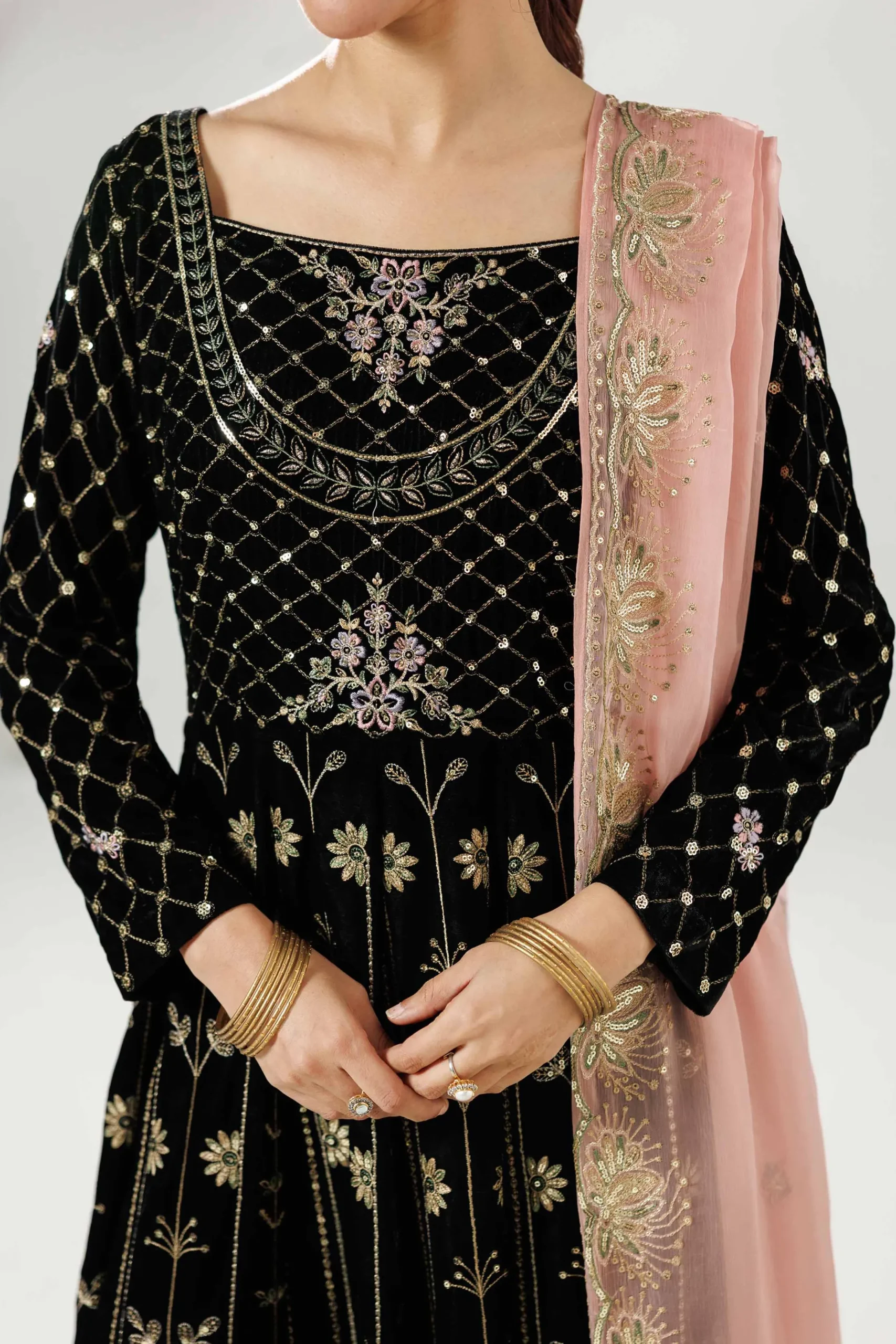 2 Piece - Embroidered Suit - 42519662