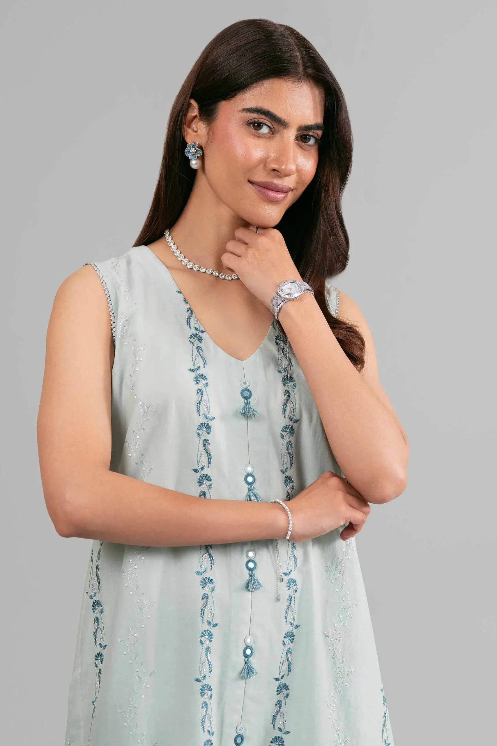 2 Piece - Embroidered Suit - 42619935