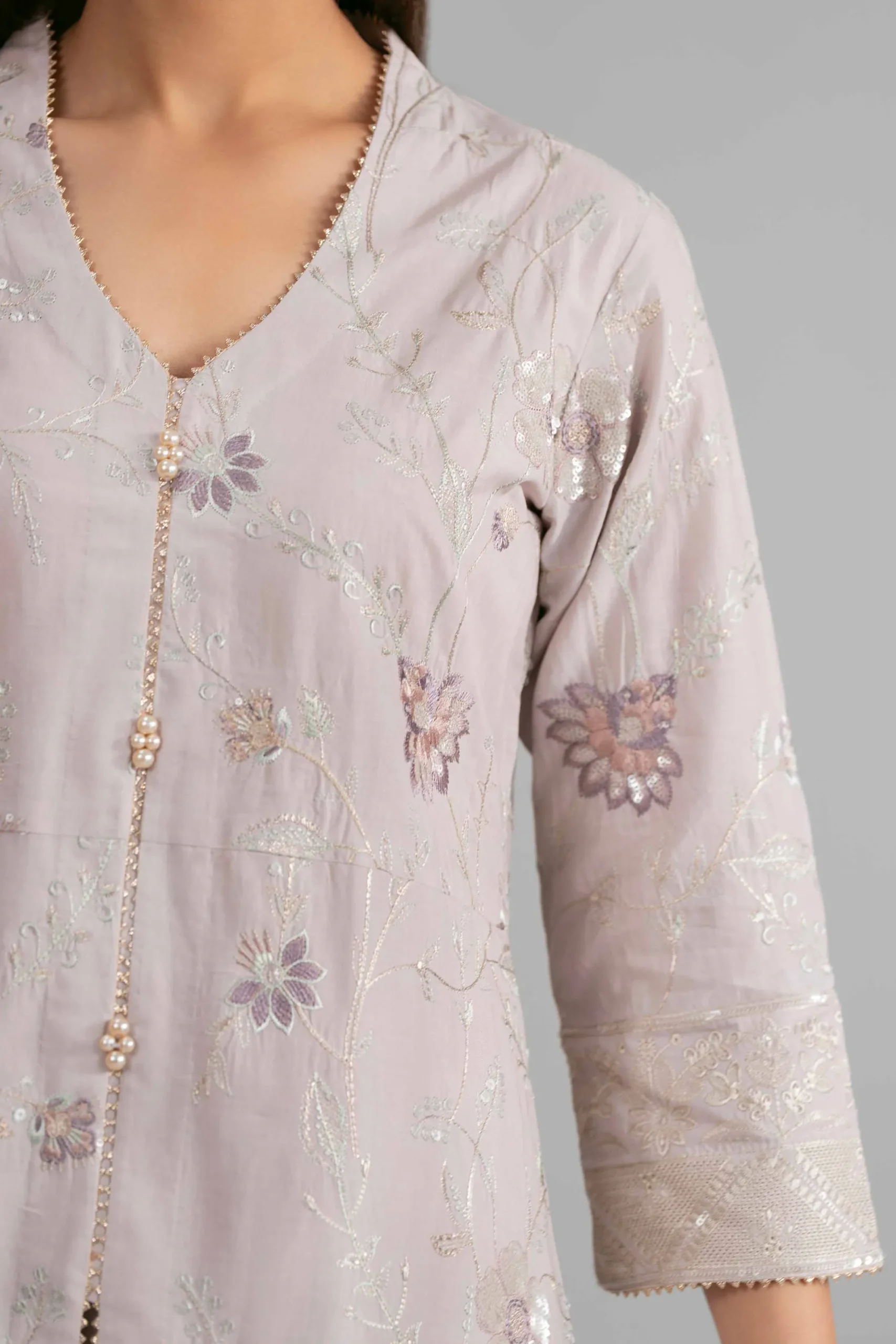 2 Piece - Embroidered Suit - 42619933