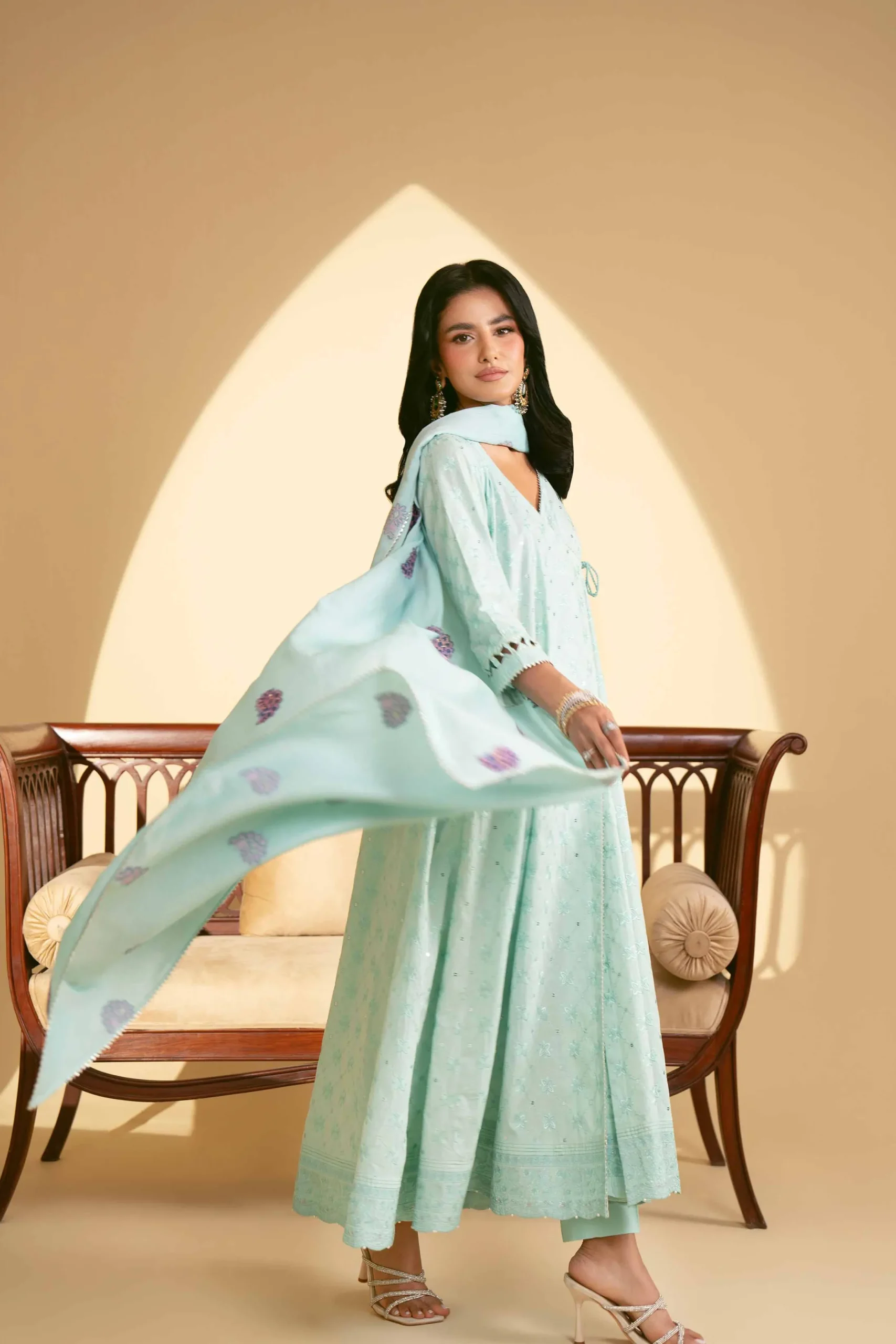 3 Piece - Embroidered Suit - 42519187