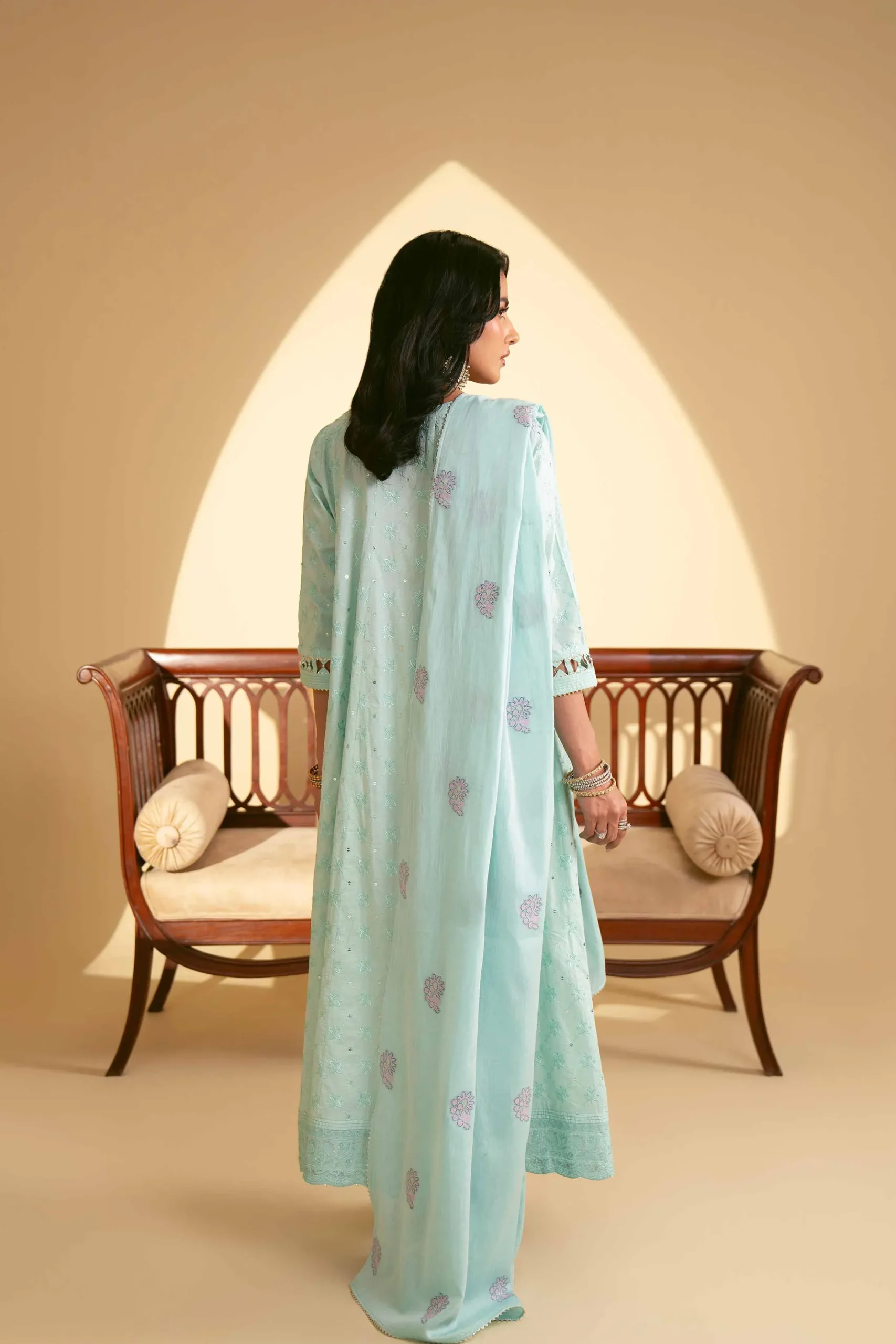 3 Piece - Embroidered Suit - 42519187