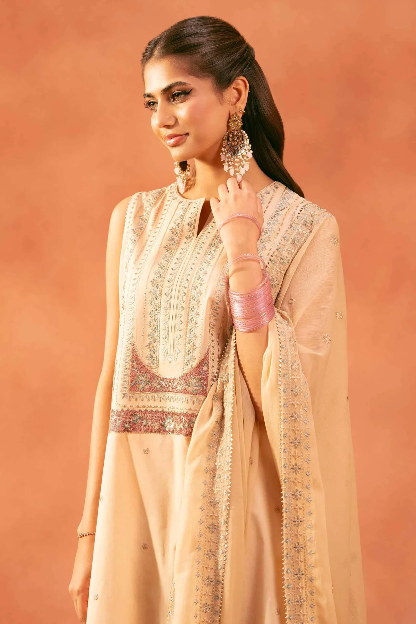 3 Piece - Embroidered Suit - 42519206
