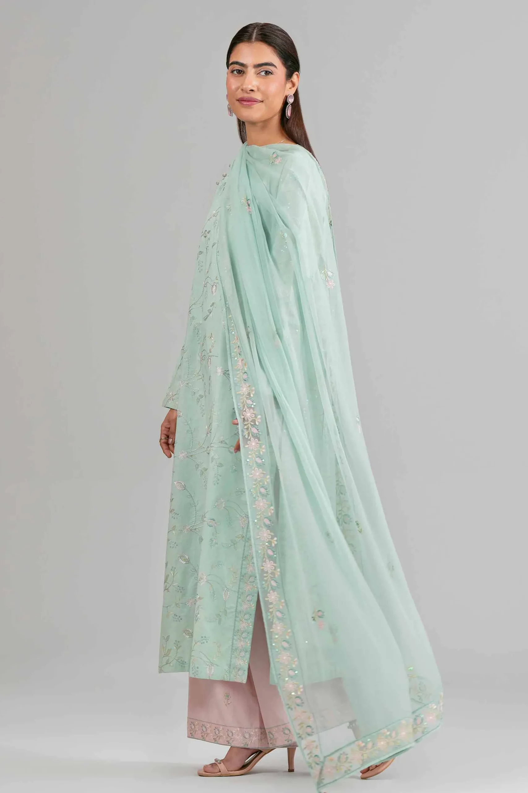 3 Piece - Embroidered Suit - 42619941