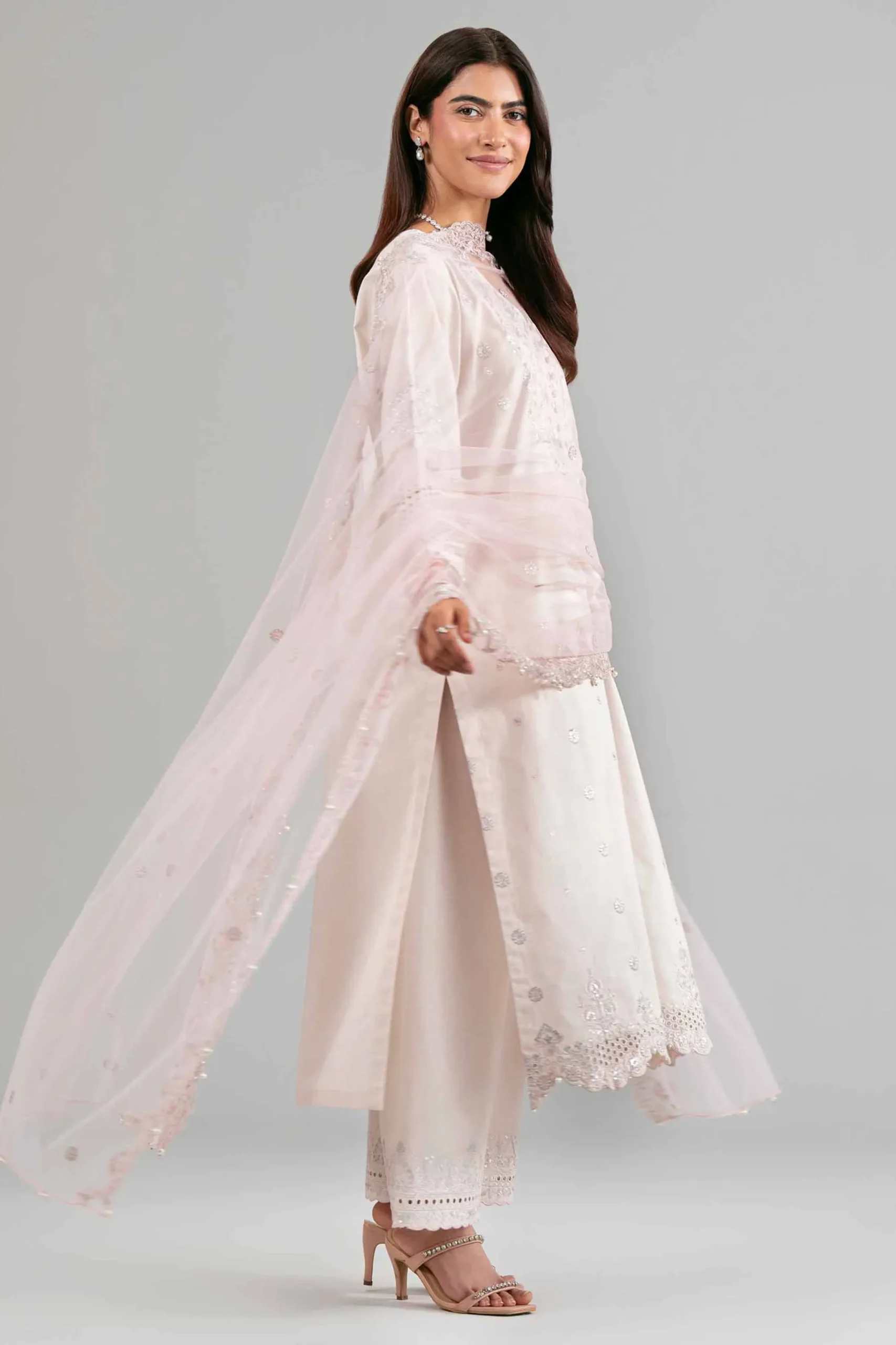 3 Piece - Embroidered Suit - 42619951