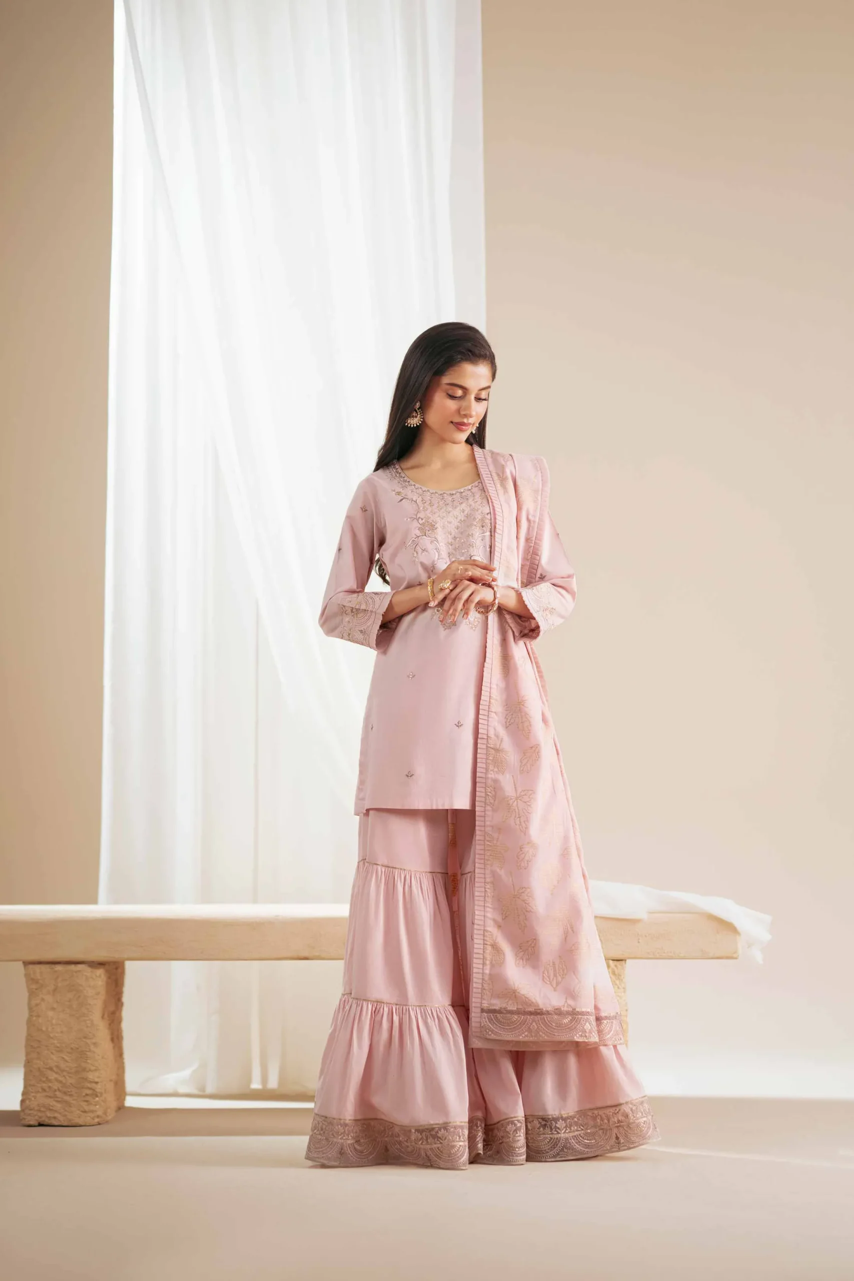 3 Piece - Embroidered Suit - 42519213