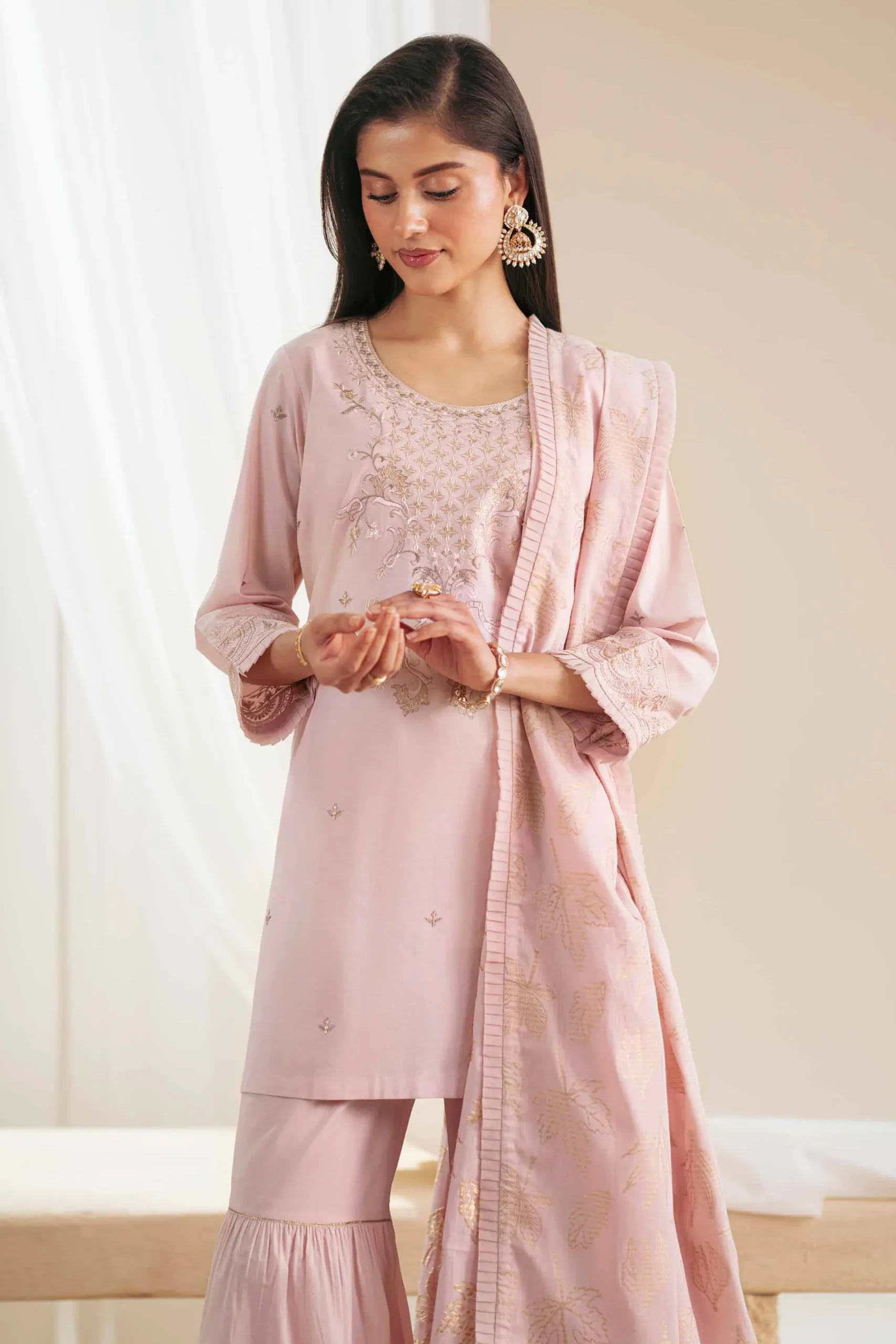 3 Piece - Embroidered Suit - 42519213
