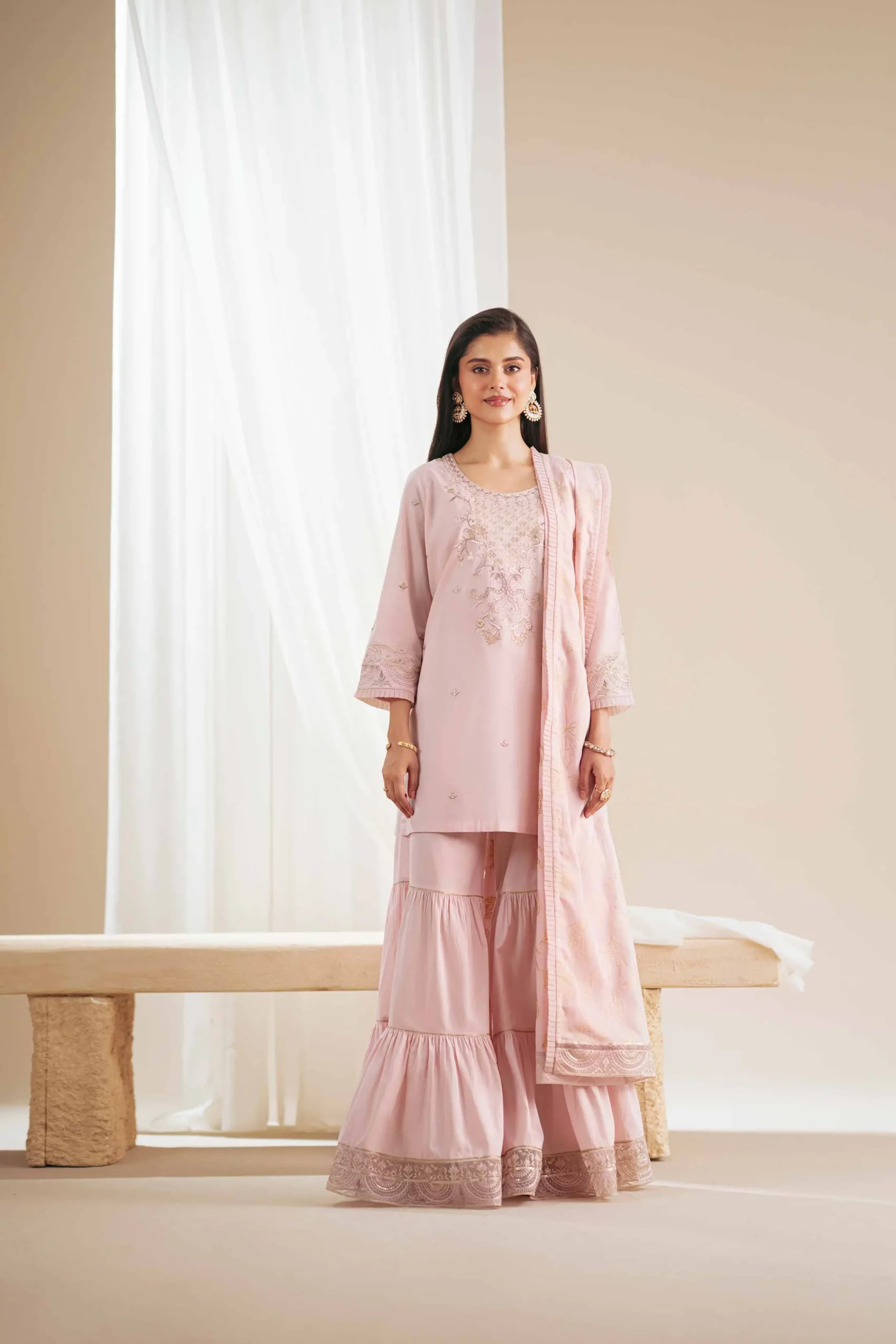 3 Piece - Embroidered Suit - 42519213