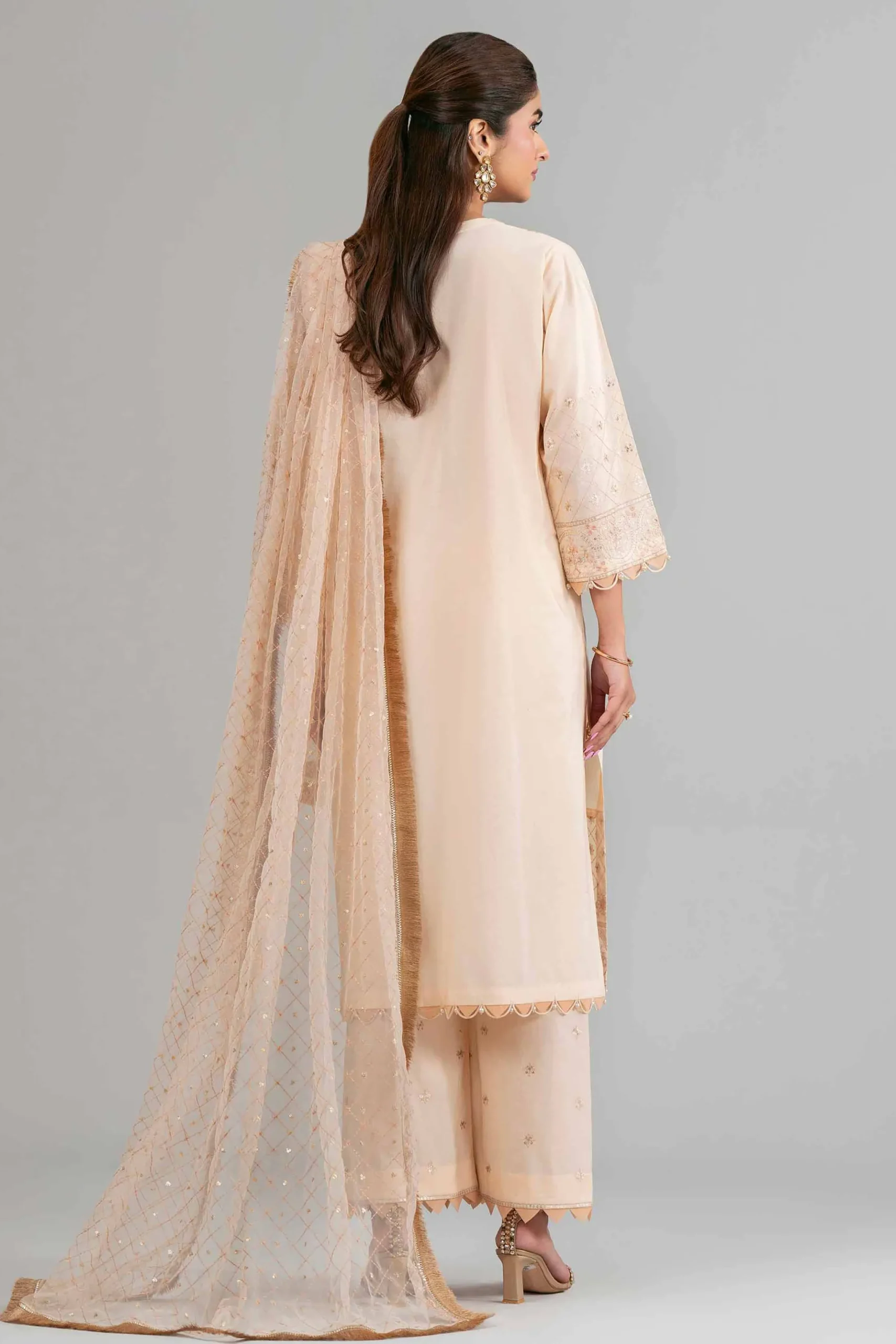 3 Piece - Embroidered Suit - 42619953