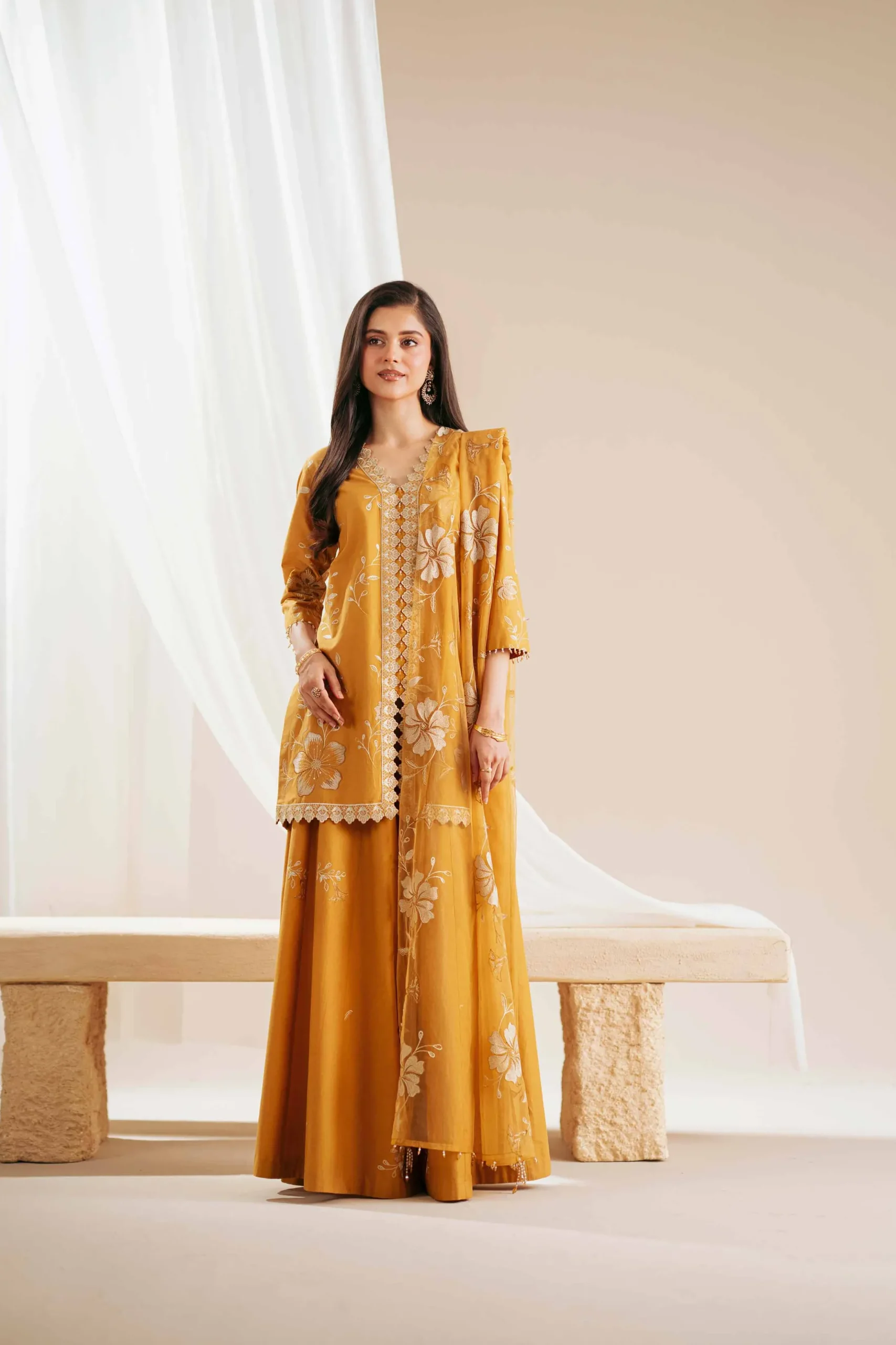 3 Piece - Embroidered Suit - 42519215