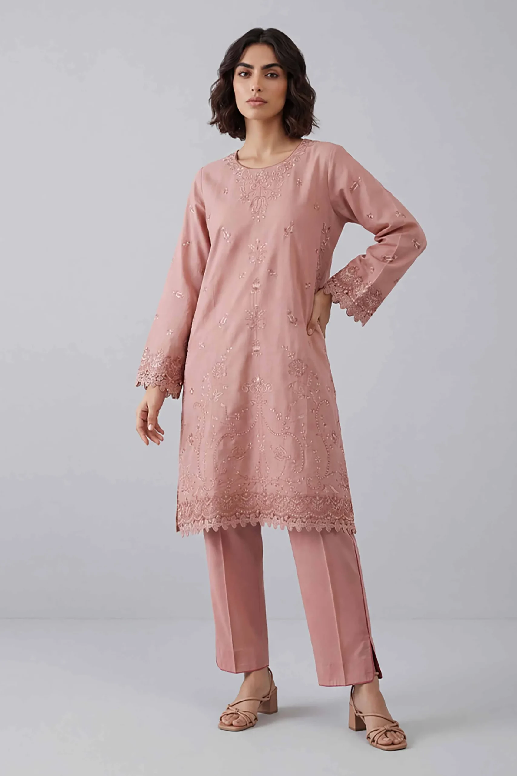 2 Piece - Embroidered Suit - 42601636