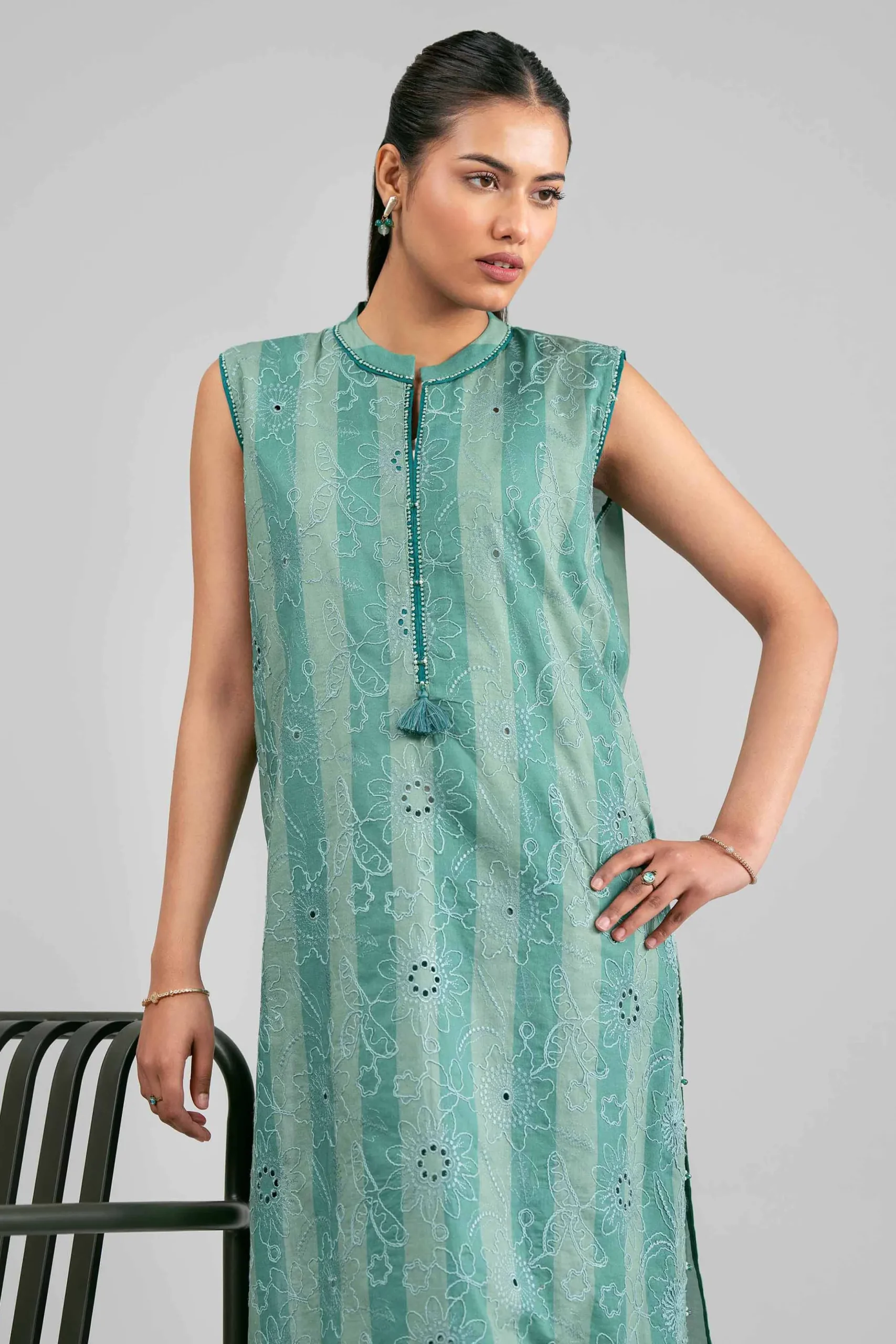 2 Piece - Embroidered Suit - 42601391