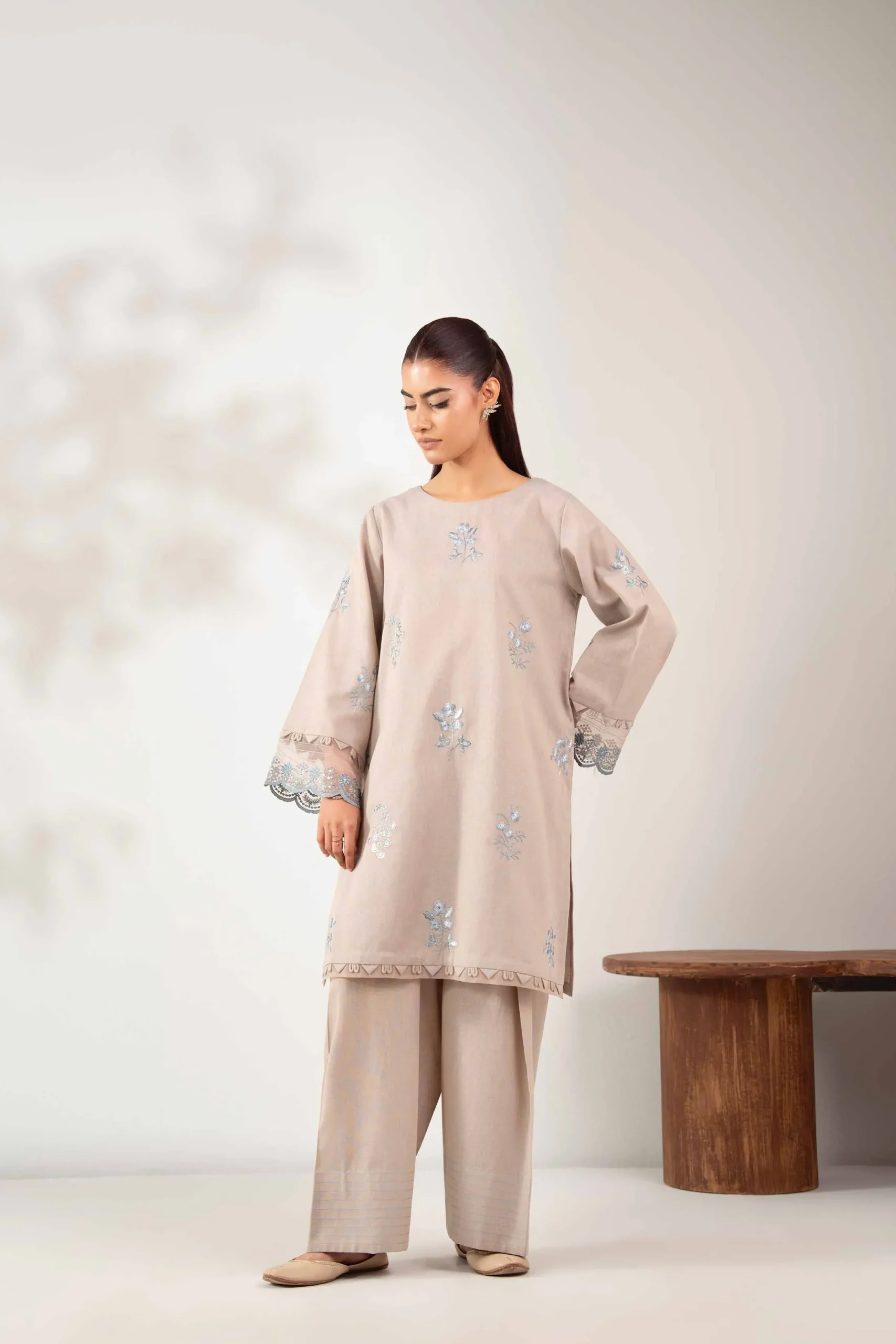 2 Piece - Embroidered Suit - 42502480