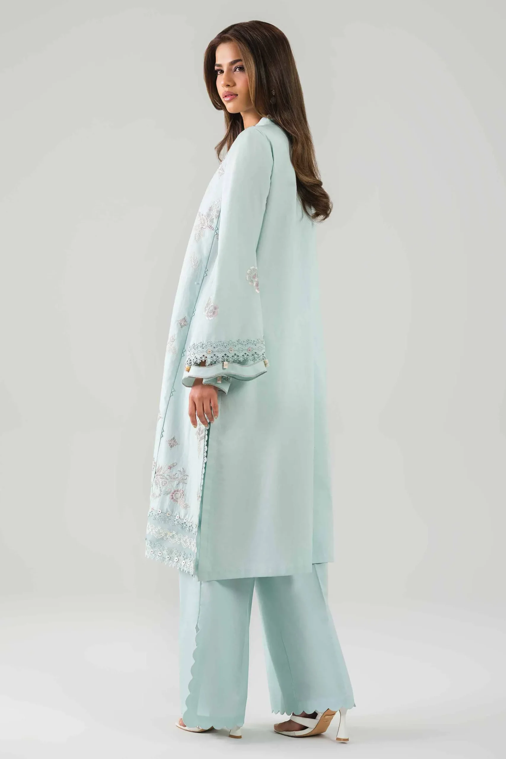 2 Piece - Embroidered Suit - 42601096