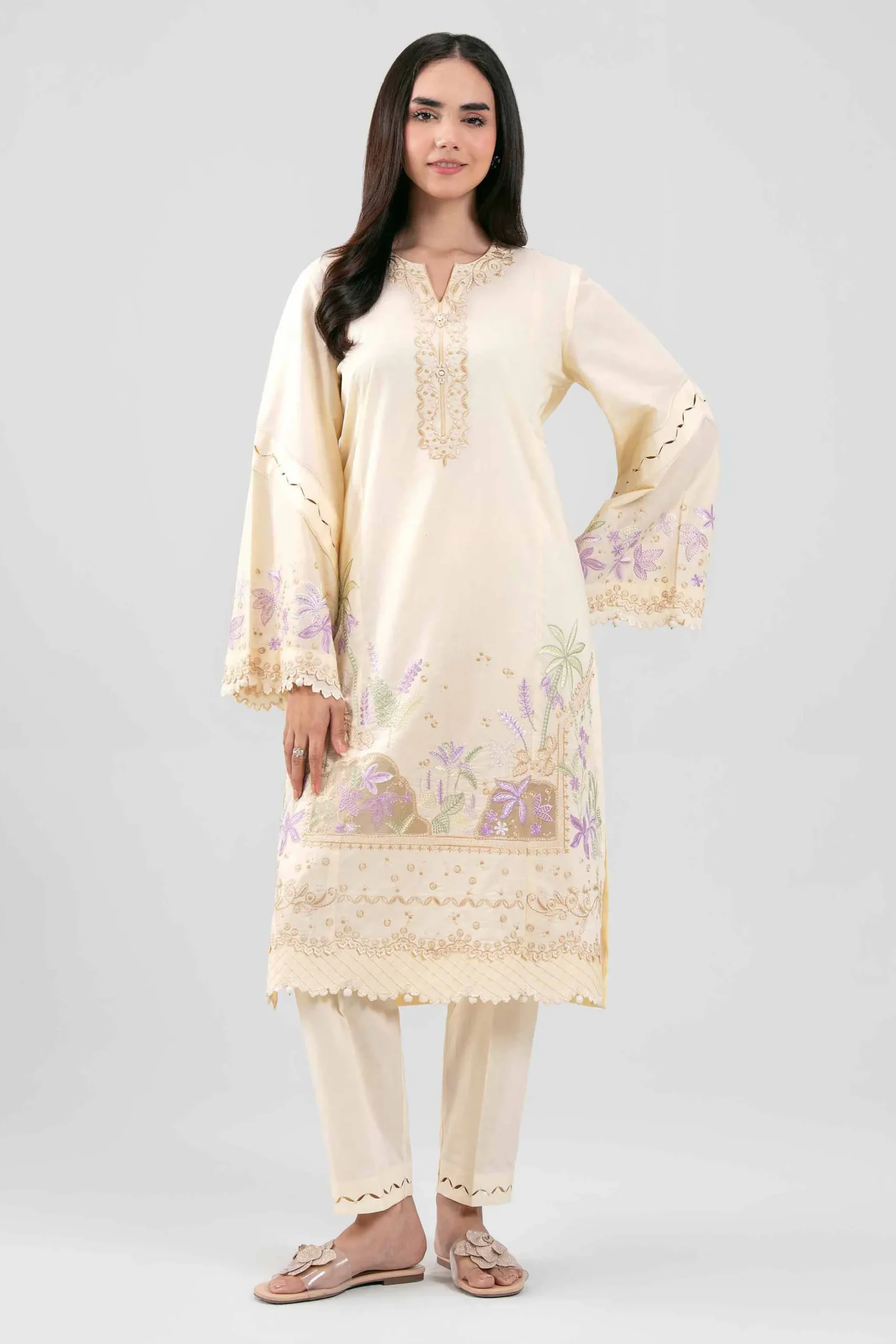 2 Piece - Embroidered Suit - 42601431