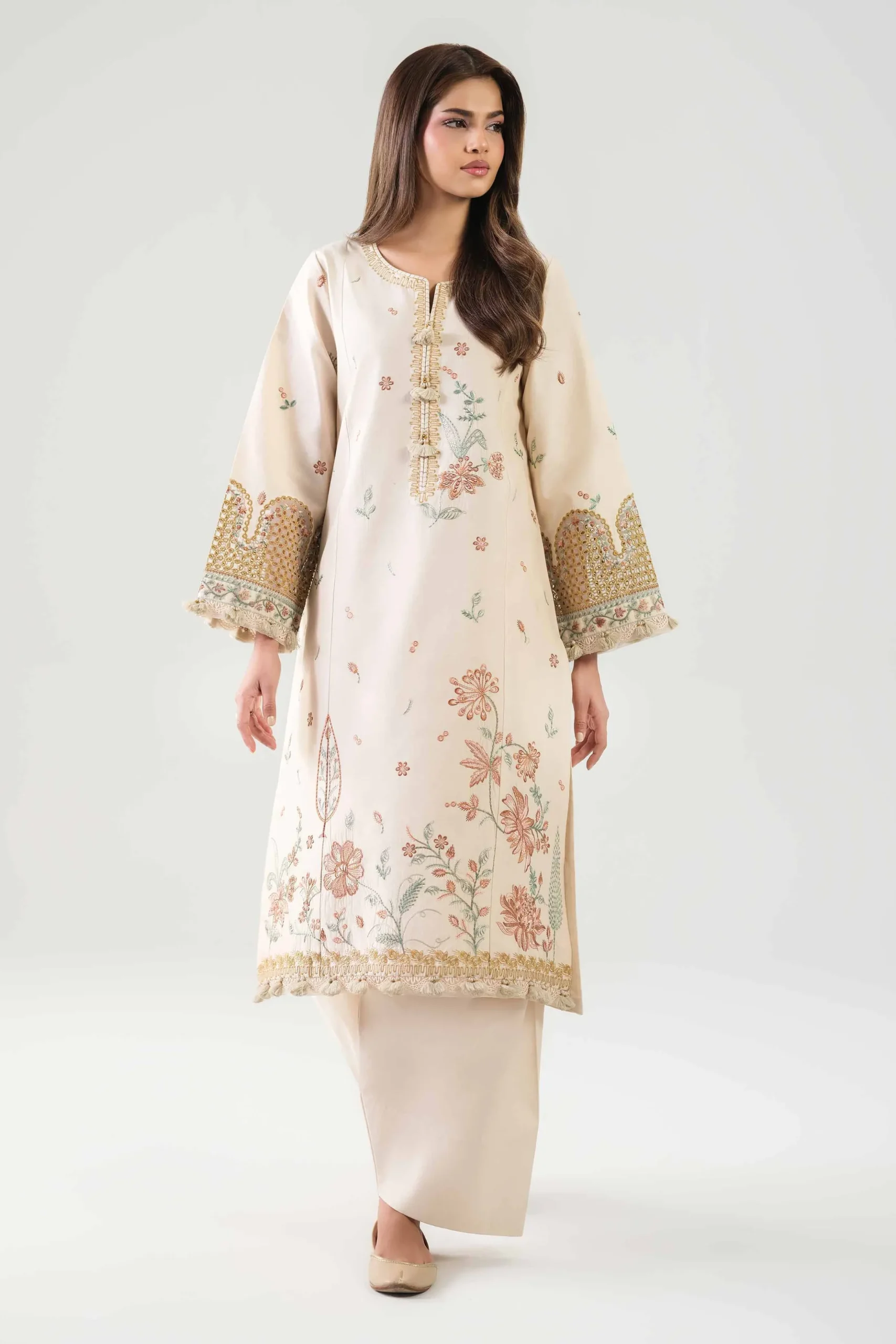 2 Piece - Embroidered Suit - 42601052