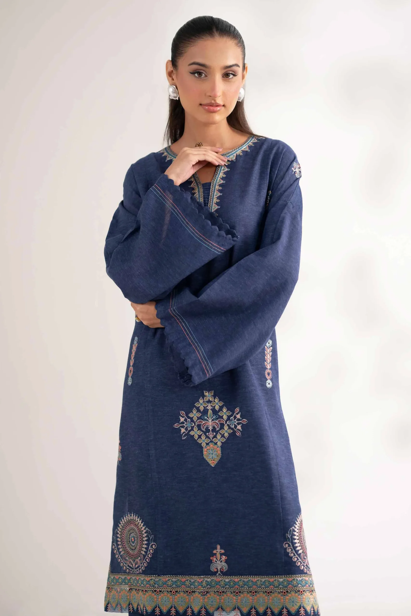 2 Piece - Embroidered Suit - 42502477