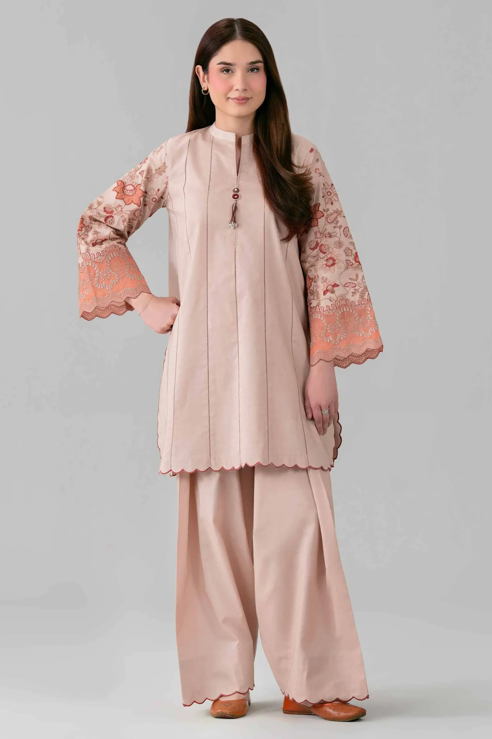 2 Piece - Embroidered Suit - 42601639