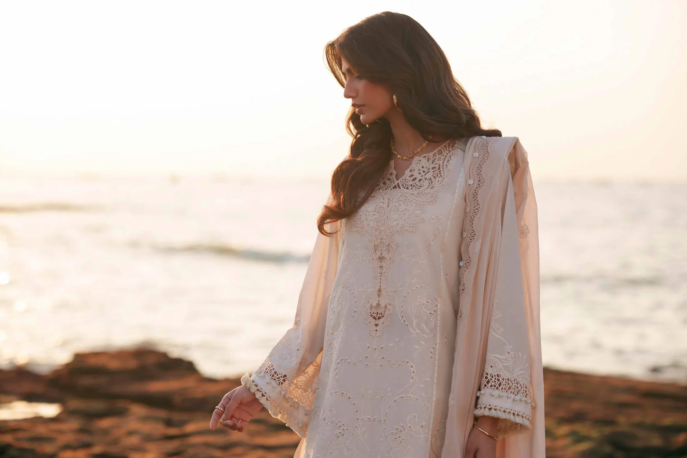 3 Piece - Embroidered Suit - 42601294