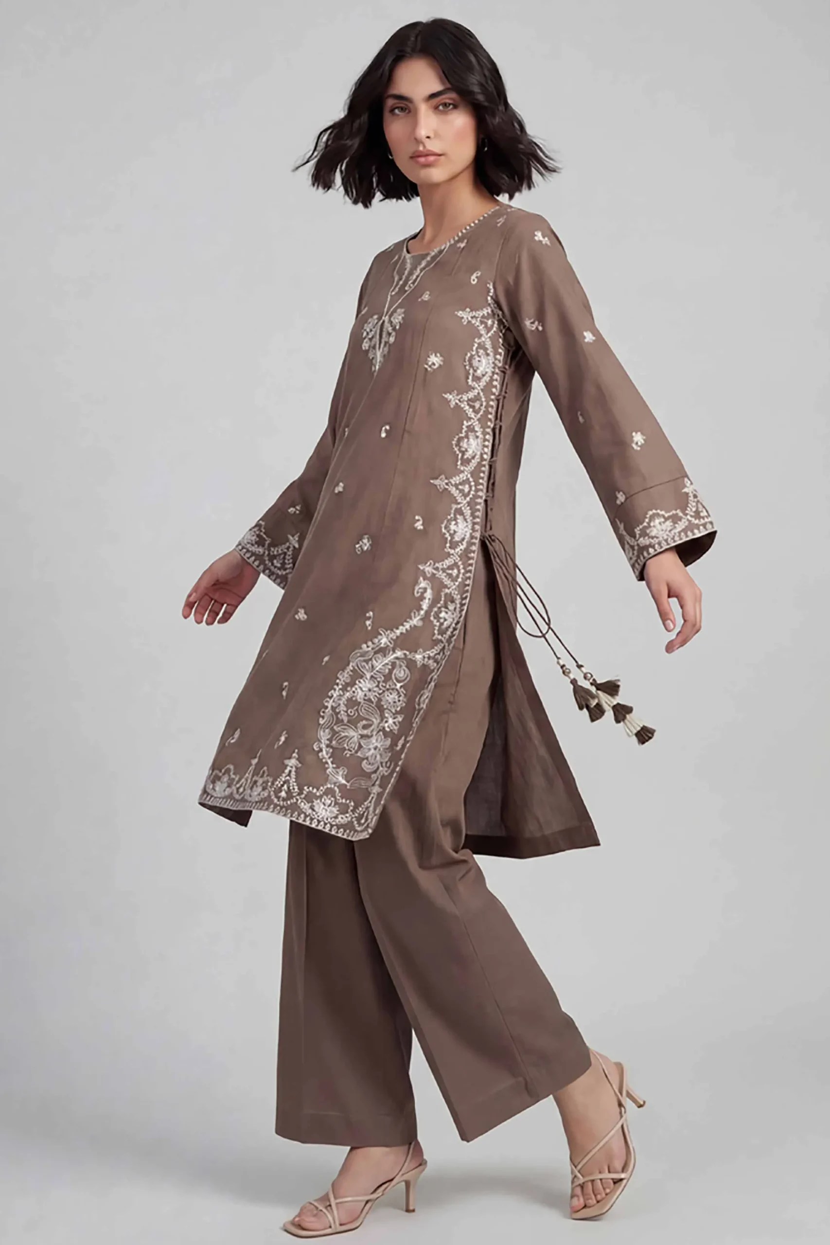 2 Piece - Embroidered Suit - 42601637