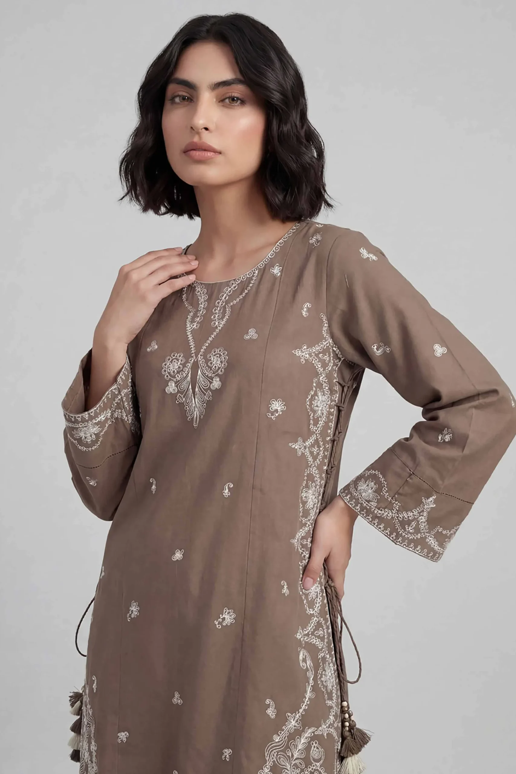 2 Piece - Embroidered Suit - 42601637