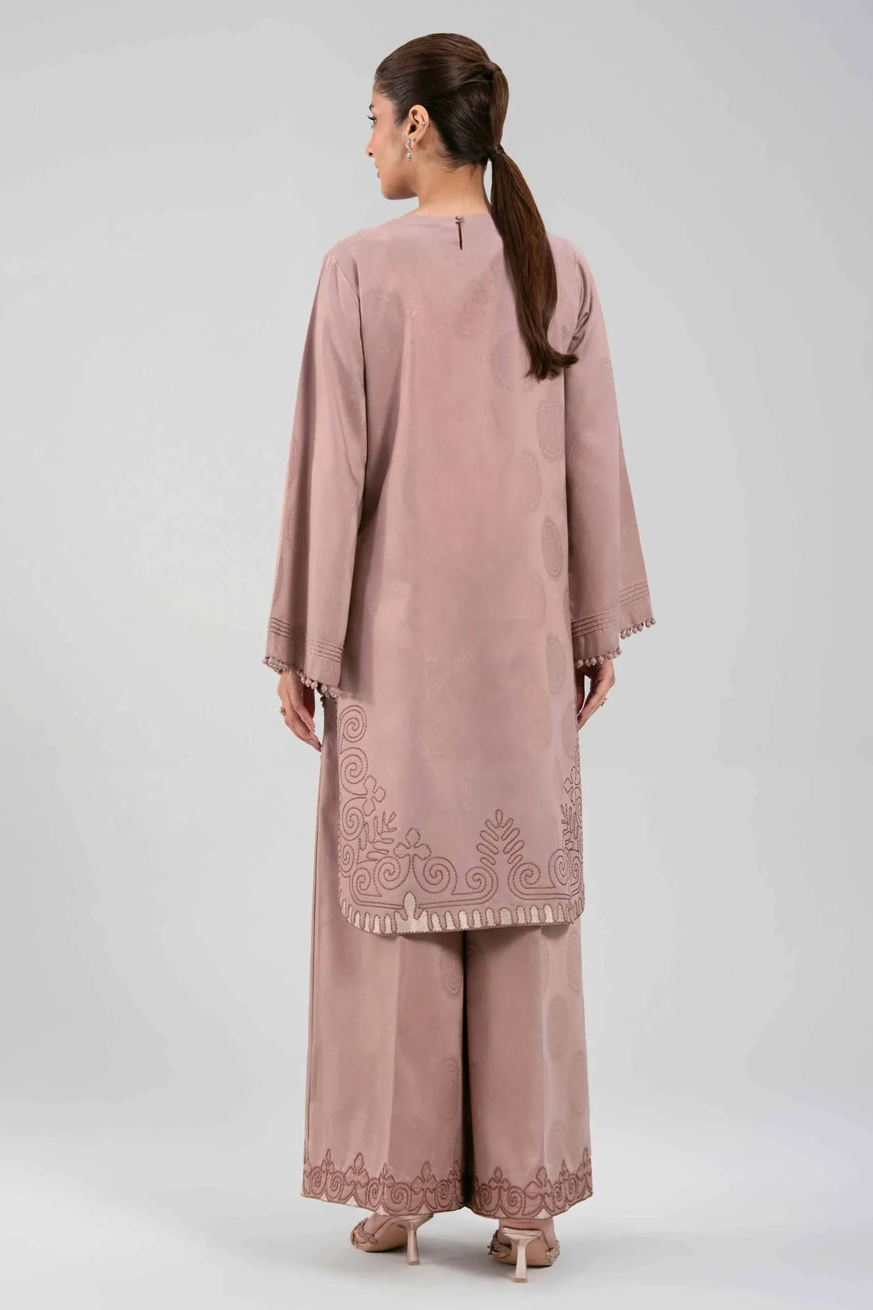 2 Piece - Embroidered Suit - 42503737