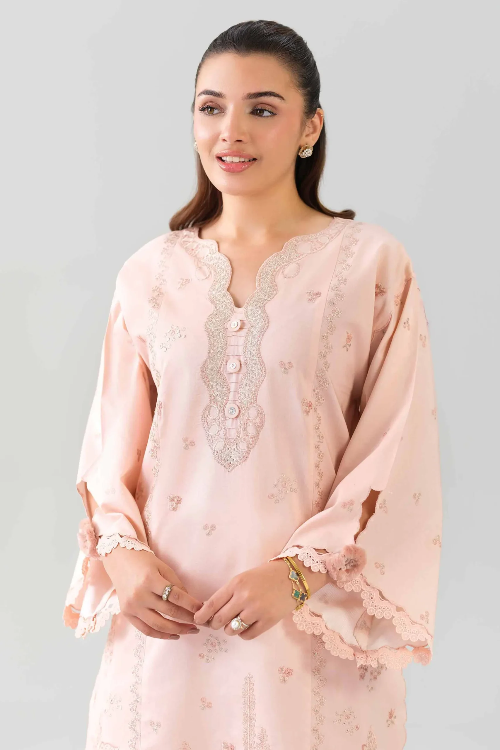 2 Piece - Embroidered Suit - 42601093