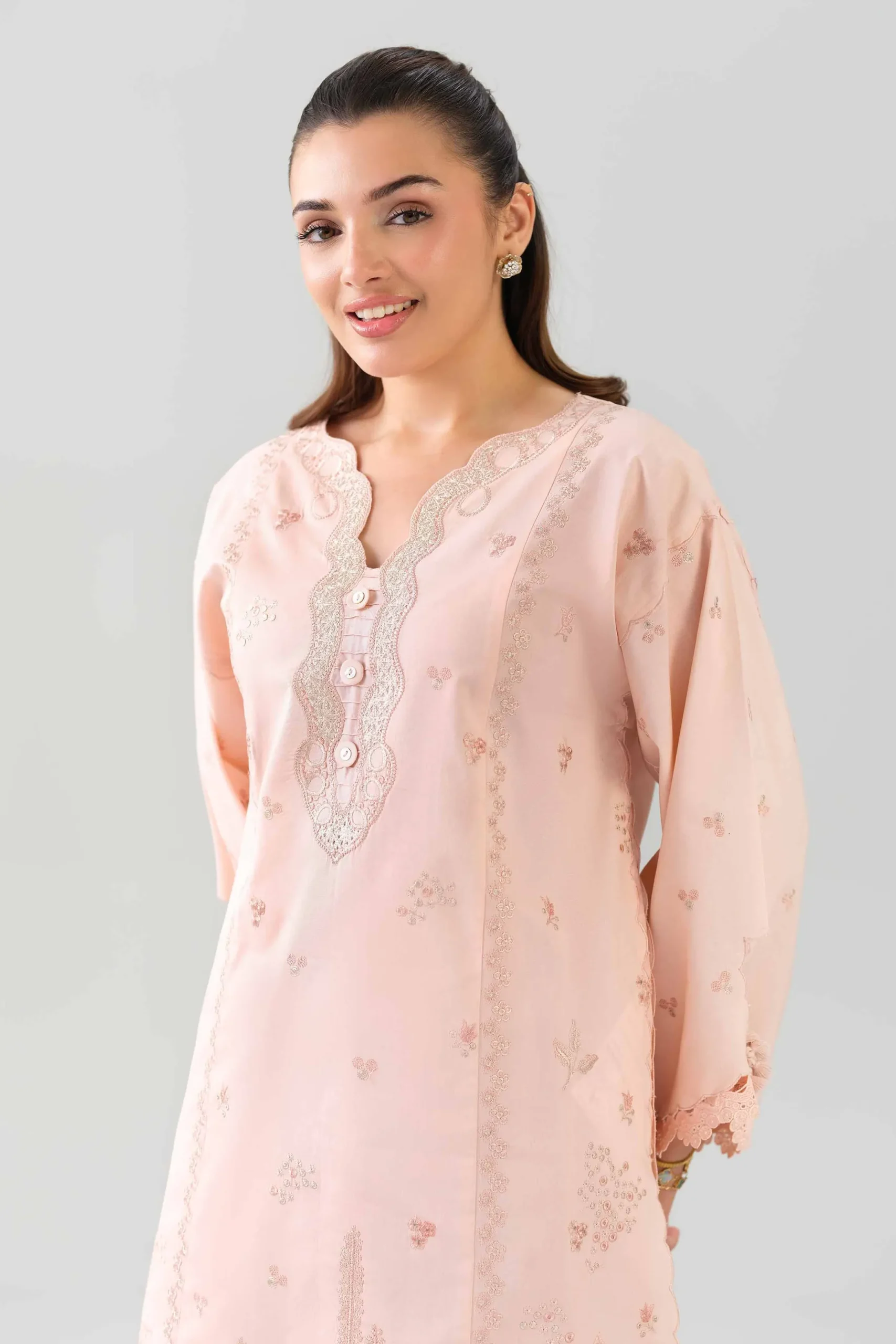 2 Piece - Embroidered Suit - 42601093