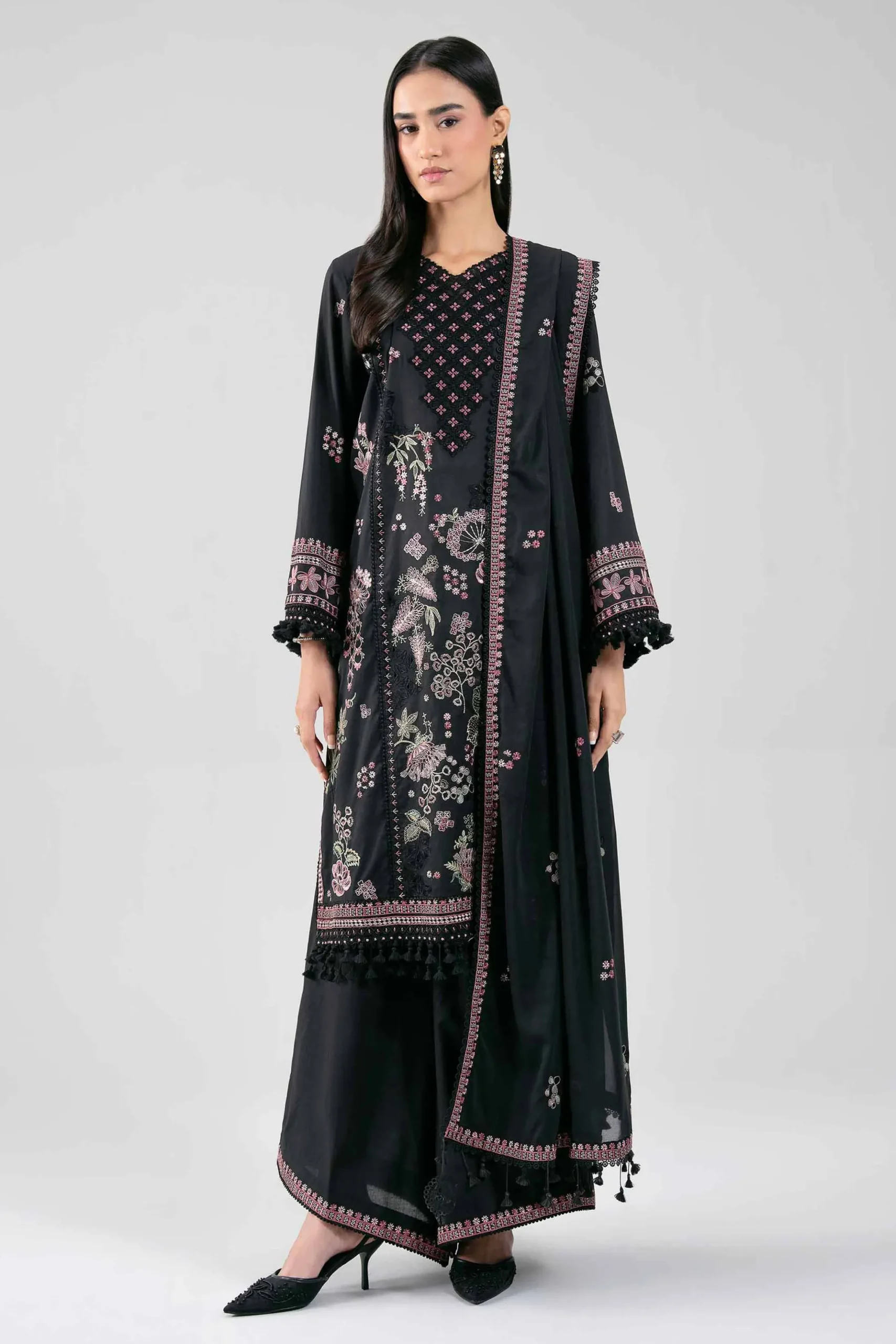 3 Piece - Embroidered Suit - 42601299