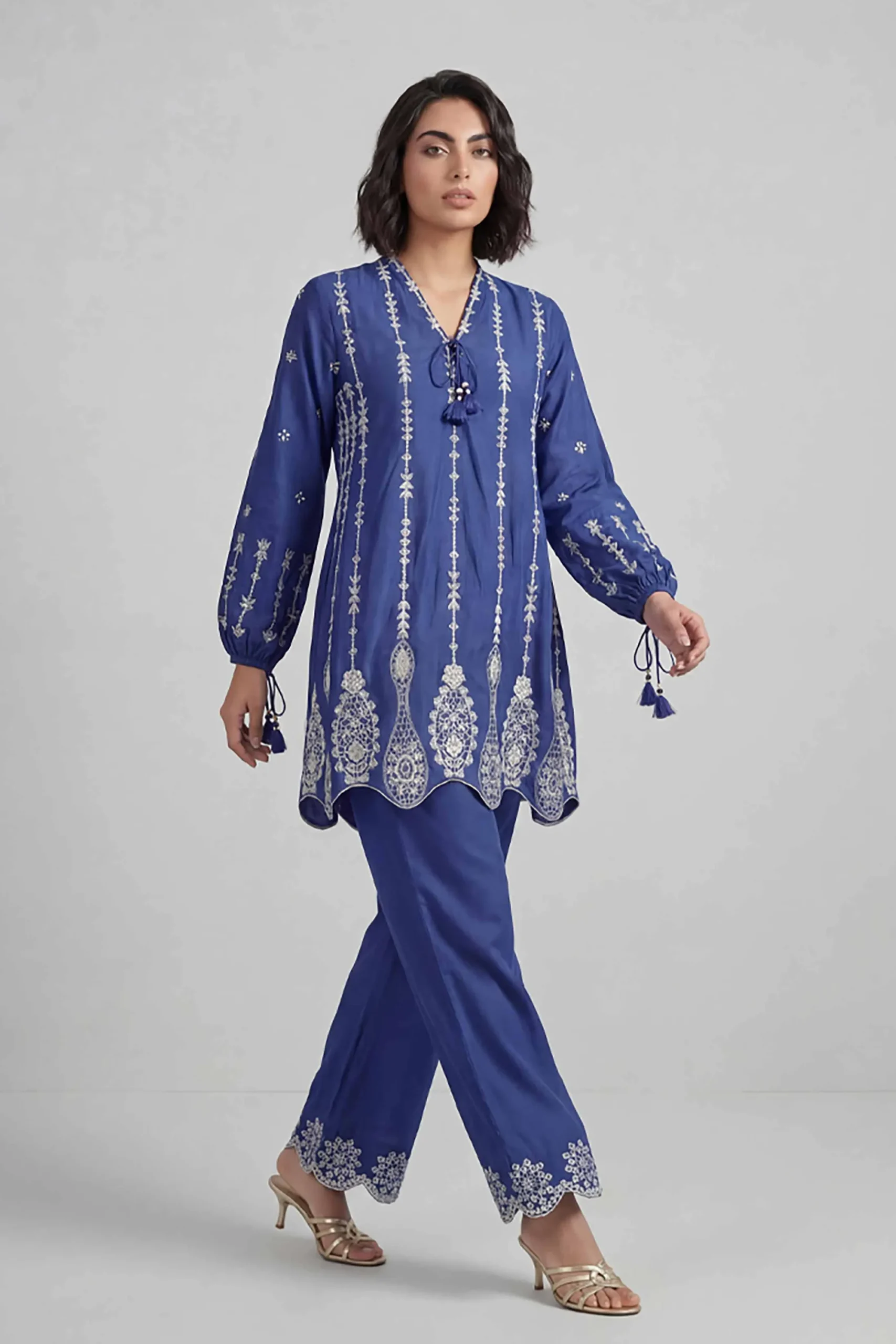 2 Piece - Embroidered Suit - 42601635