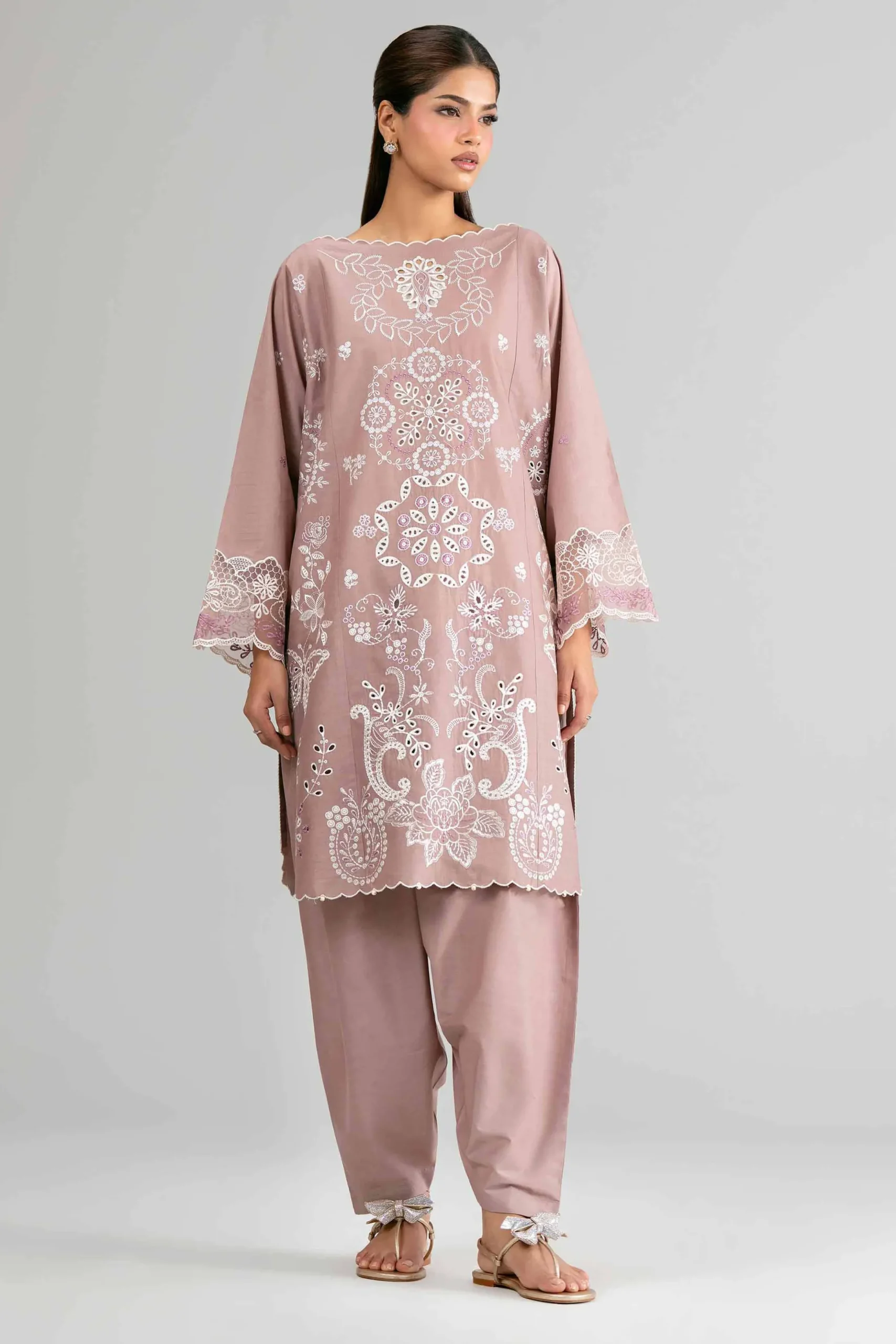 2 Piece - Embroidered Suit - 42601626