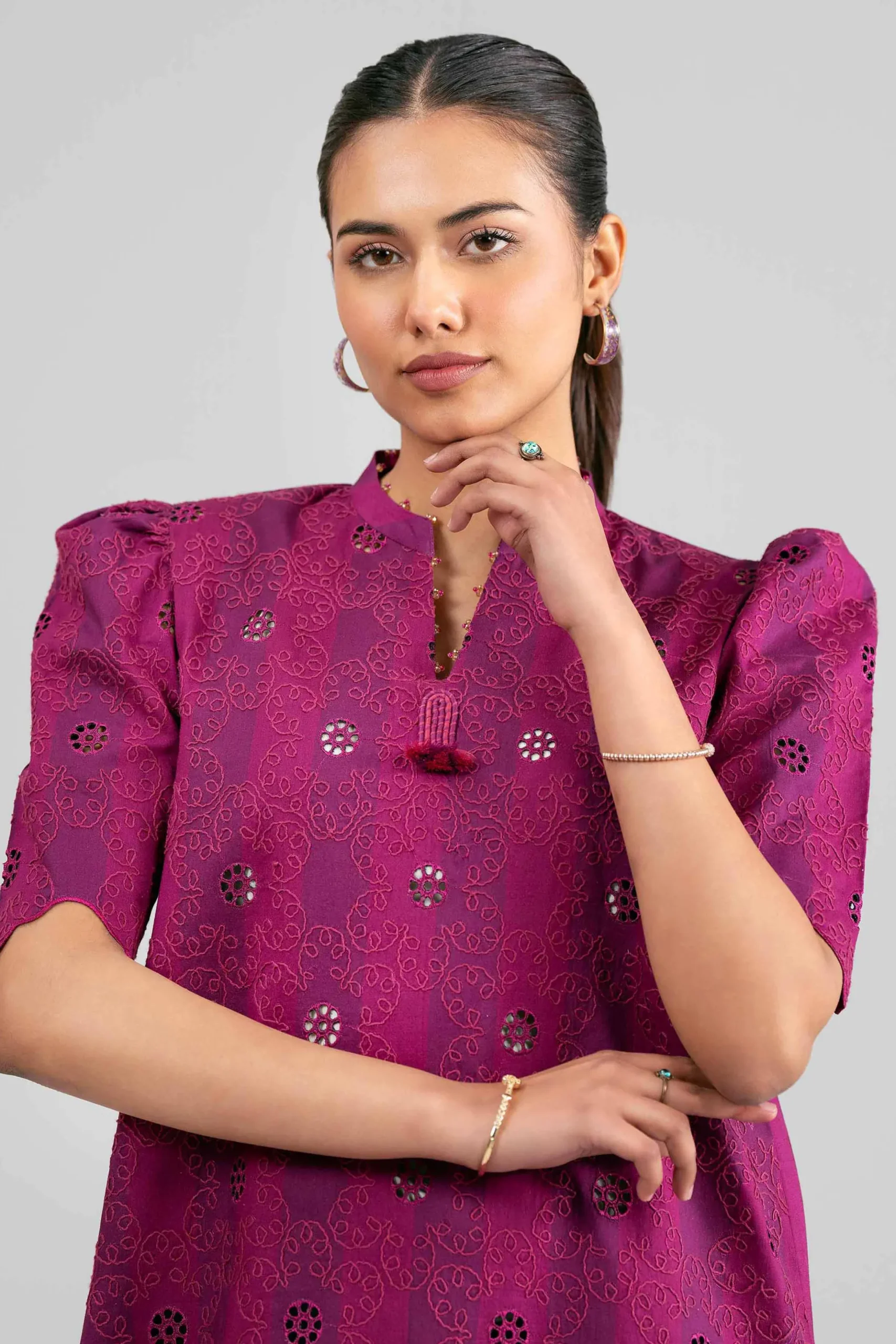 2 Piece - Embroidered Suit - 42601393