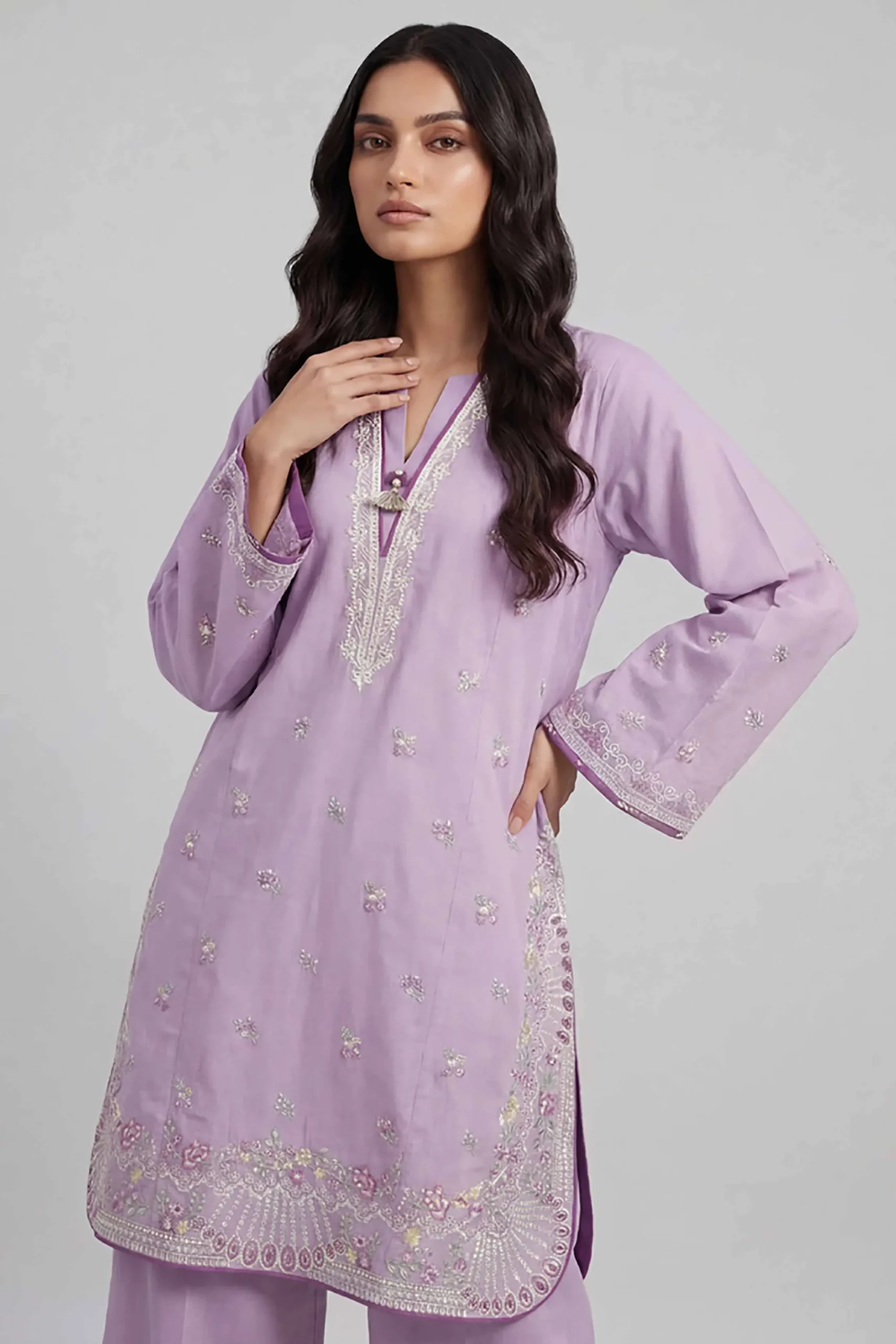 2 Piece - Embroidered Suit - 42601630