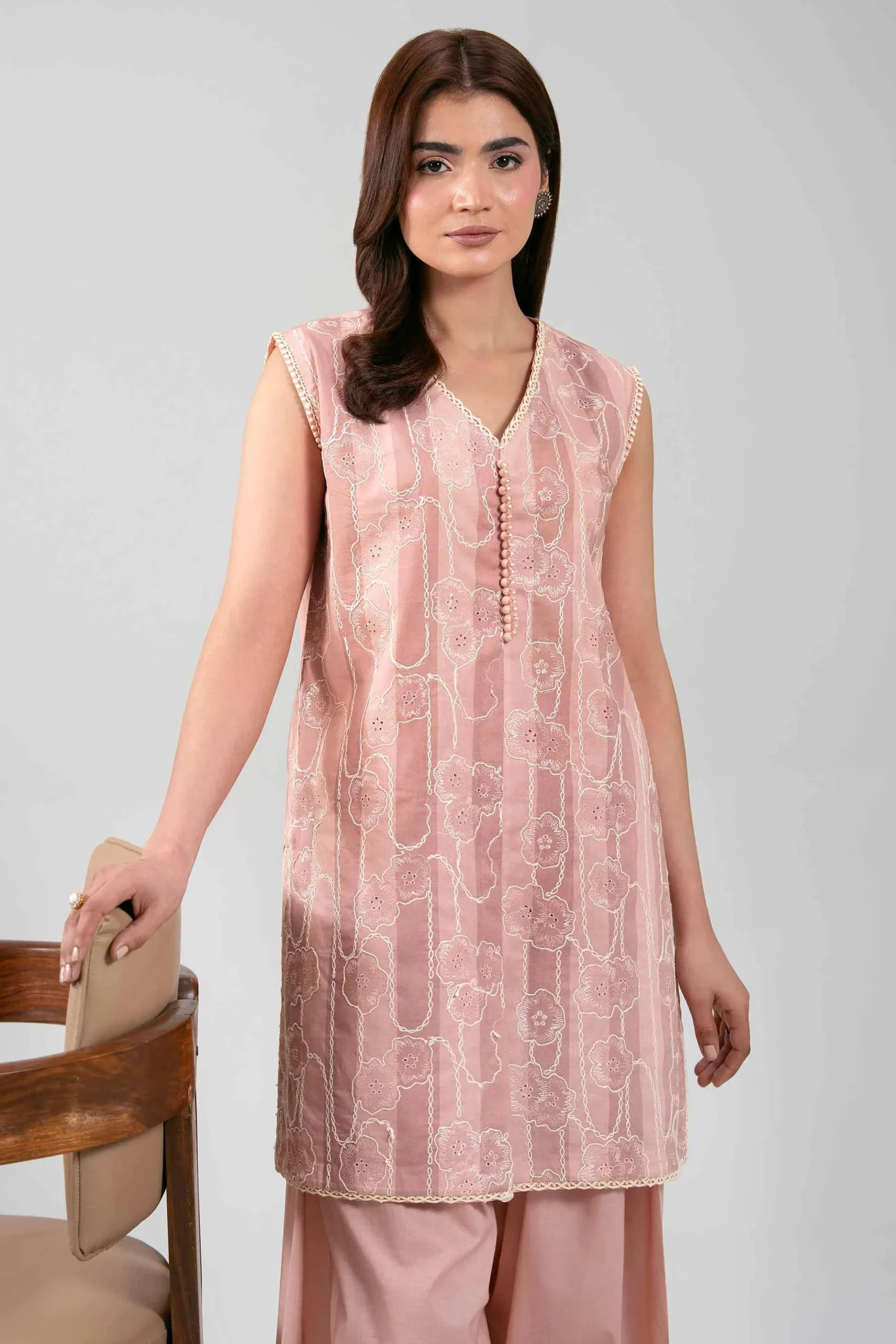 2 Piece - Embroidered Suit - 42601392