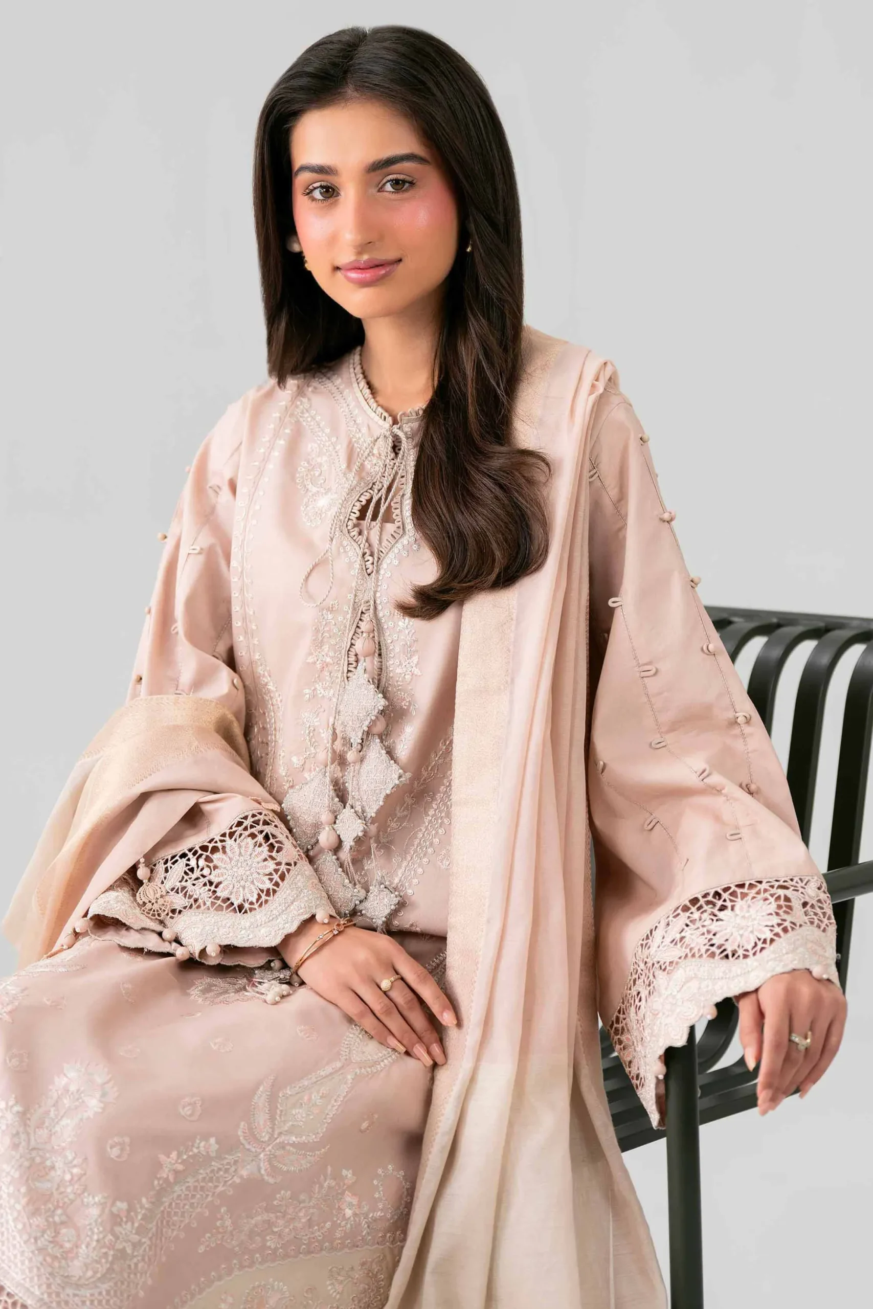 3 Piece - Embroidered Suit - 42601688