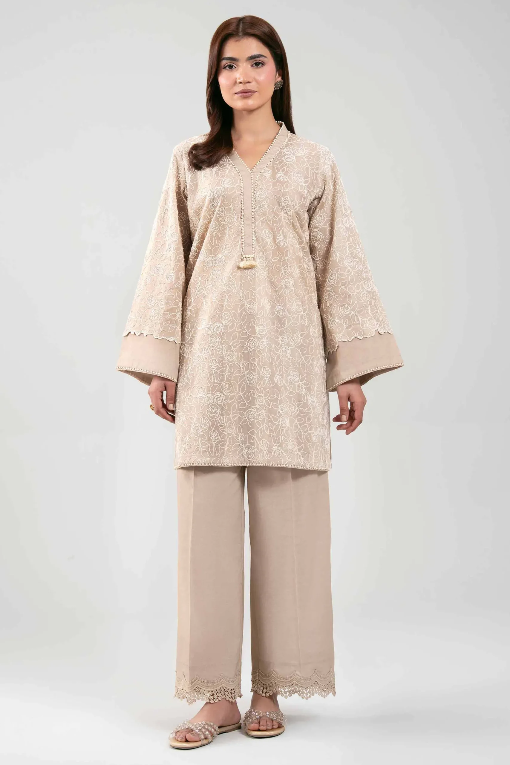 2 Piece - Embroidered Suit - 42601389