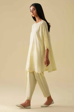 2 Piece - Embroidered Suit - KFE26-92