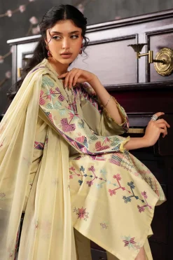 3 Piece - Embroidered Suit - KFE26-94