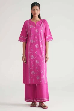 2 Piece - Embroidered Suit - KFE26-217